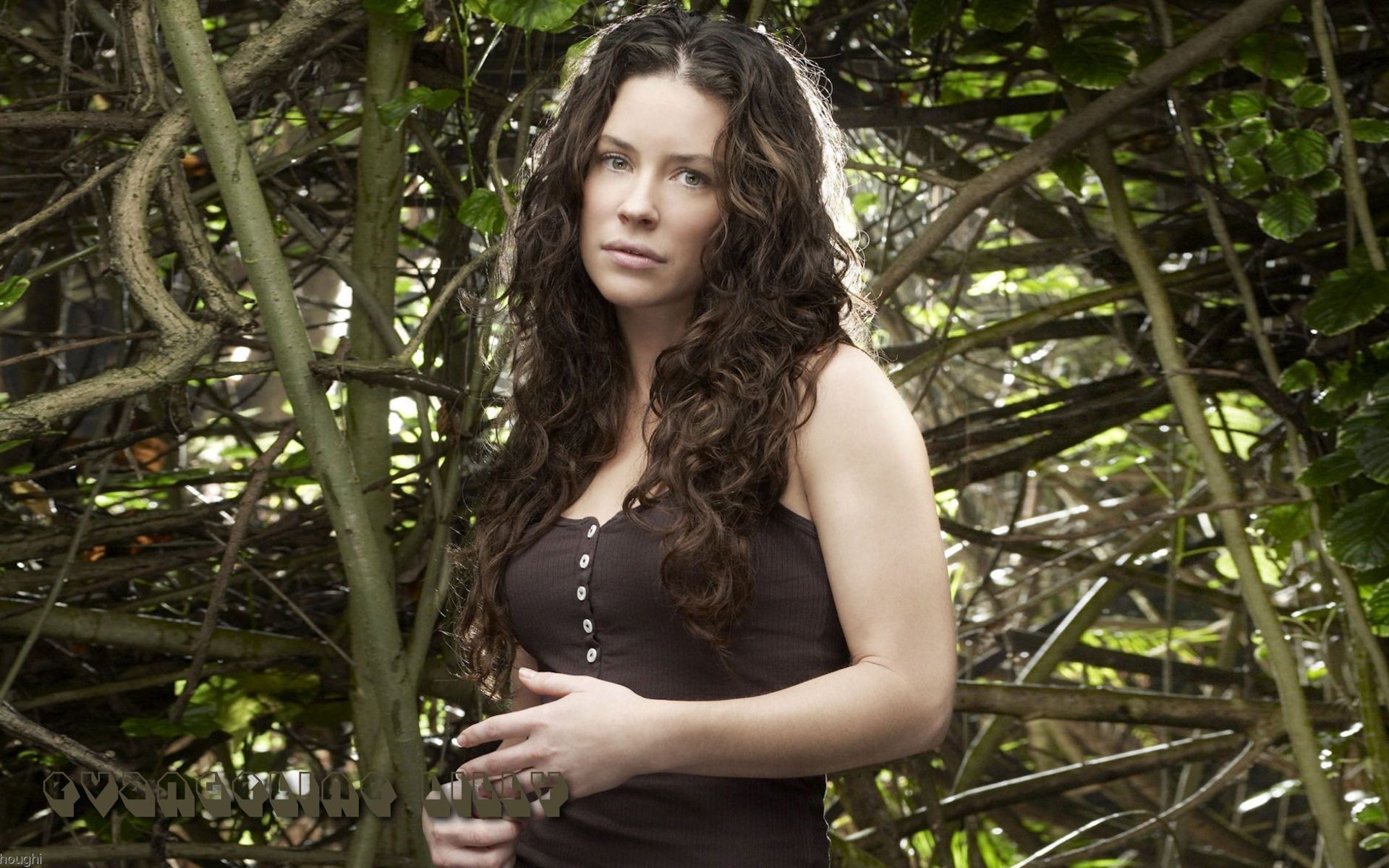 Evangeline Lilly beautiful wallpaper #13 - 1920x1200