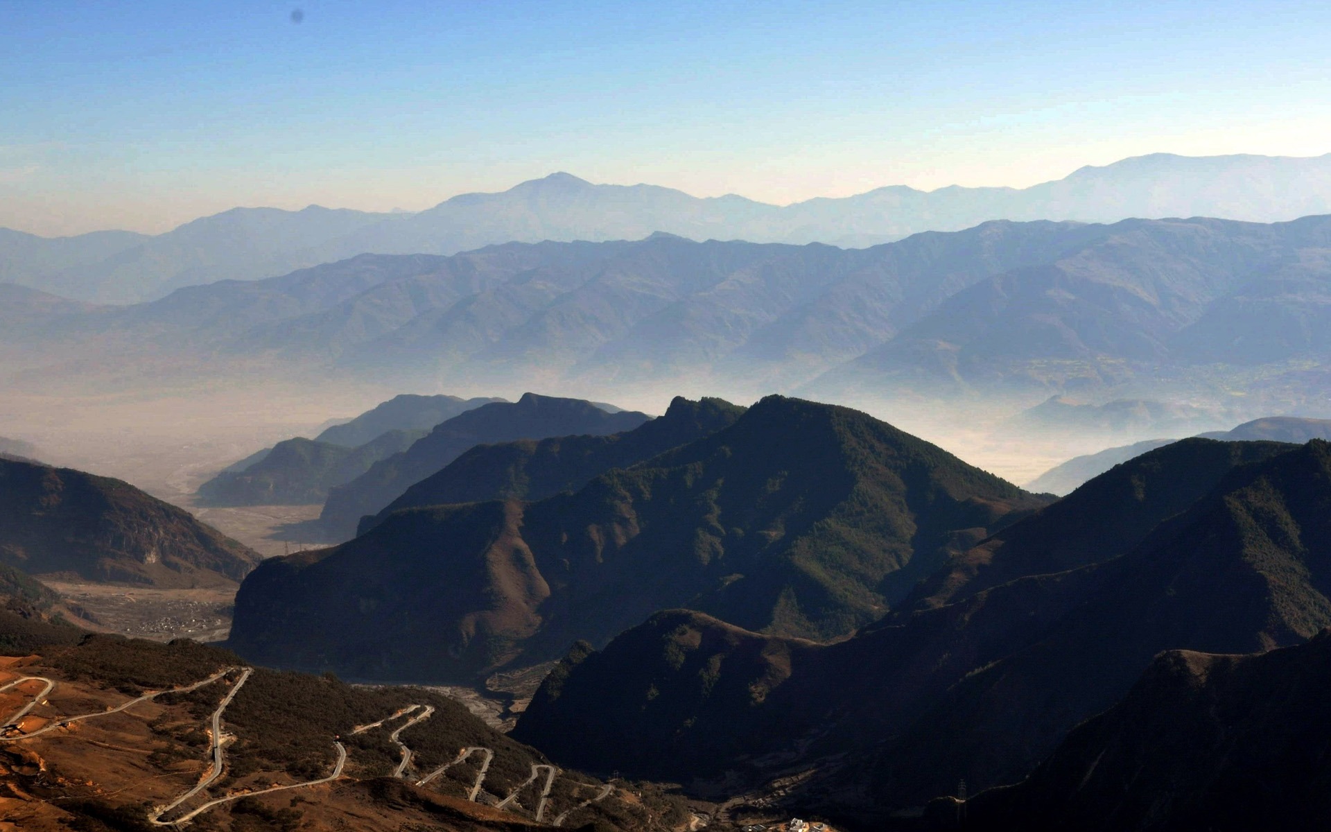 Daliangshan scenery (1) (old Hong OK works) #3 - 1920x1200