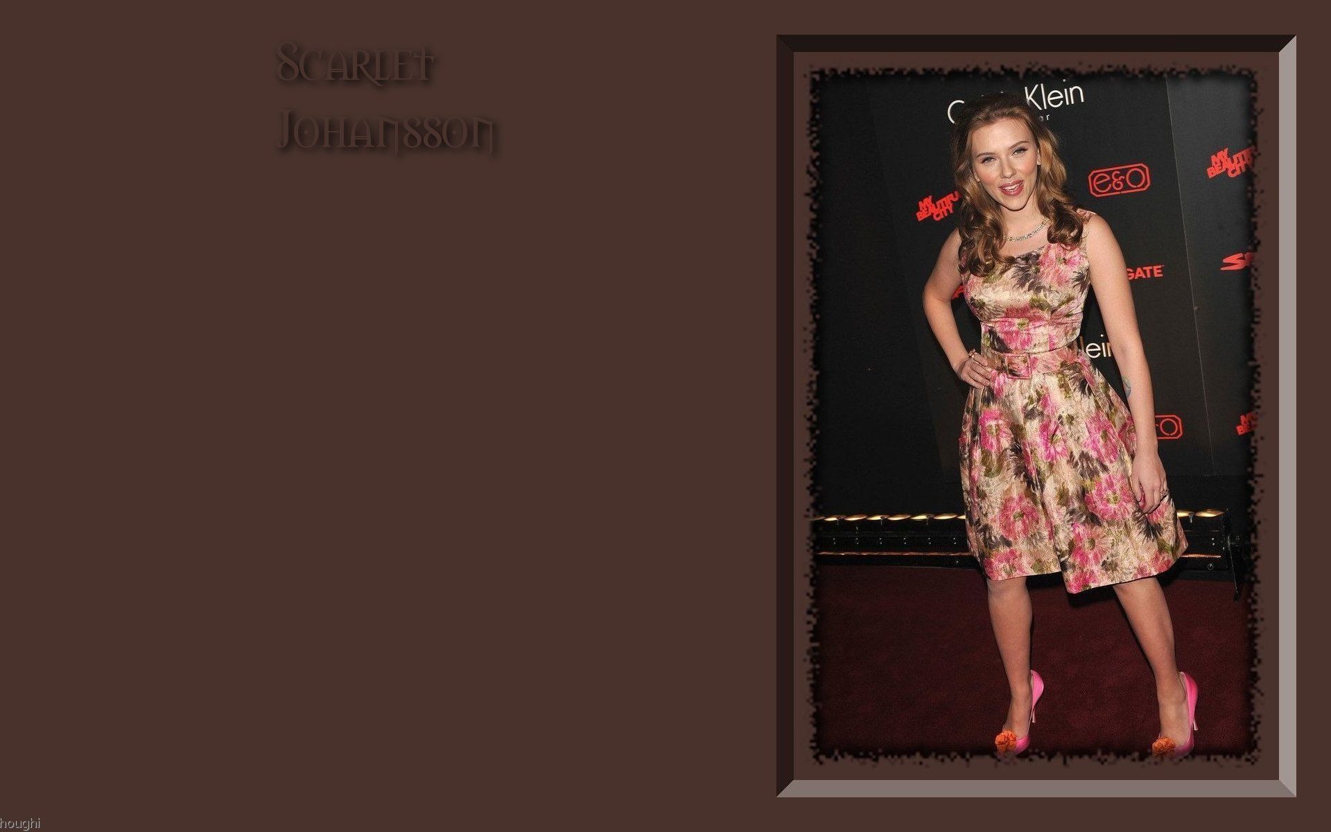 Scarlett Johansson krásná tapeta #3 - 1920x1200