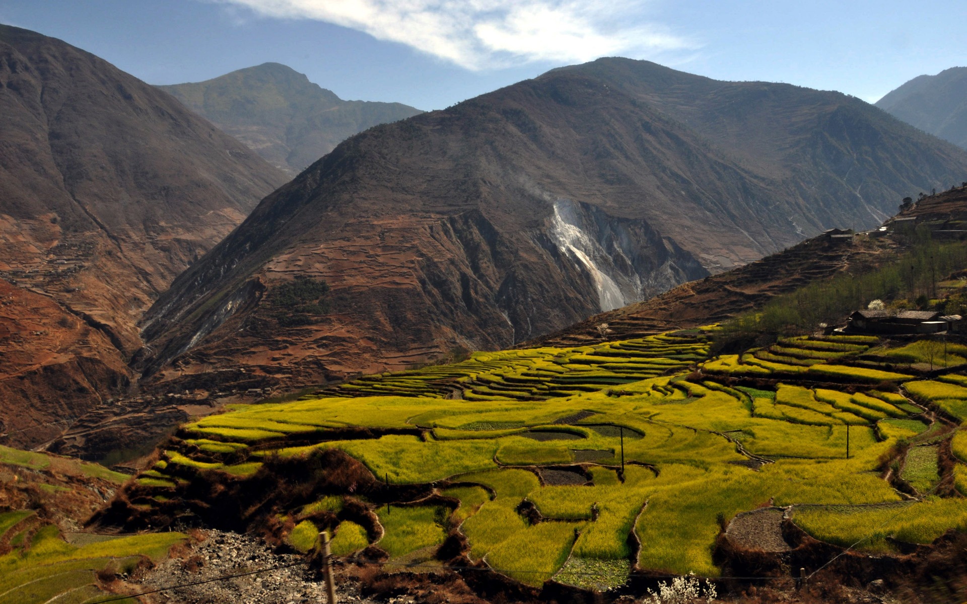 Daliangshan paisaje (2) (antiguo funciona Hong OK) #18 - 1920x1200