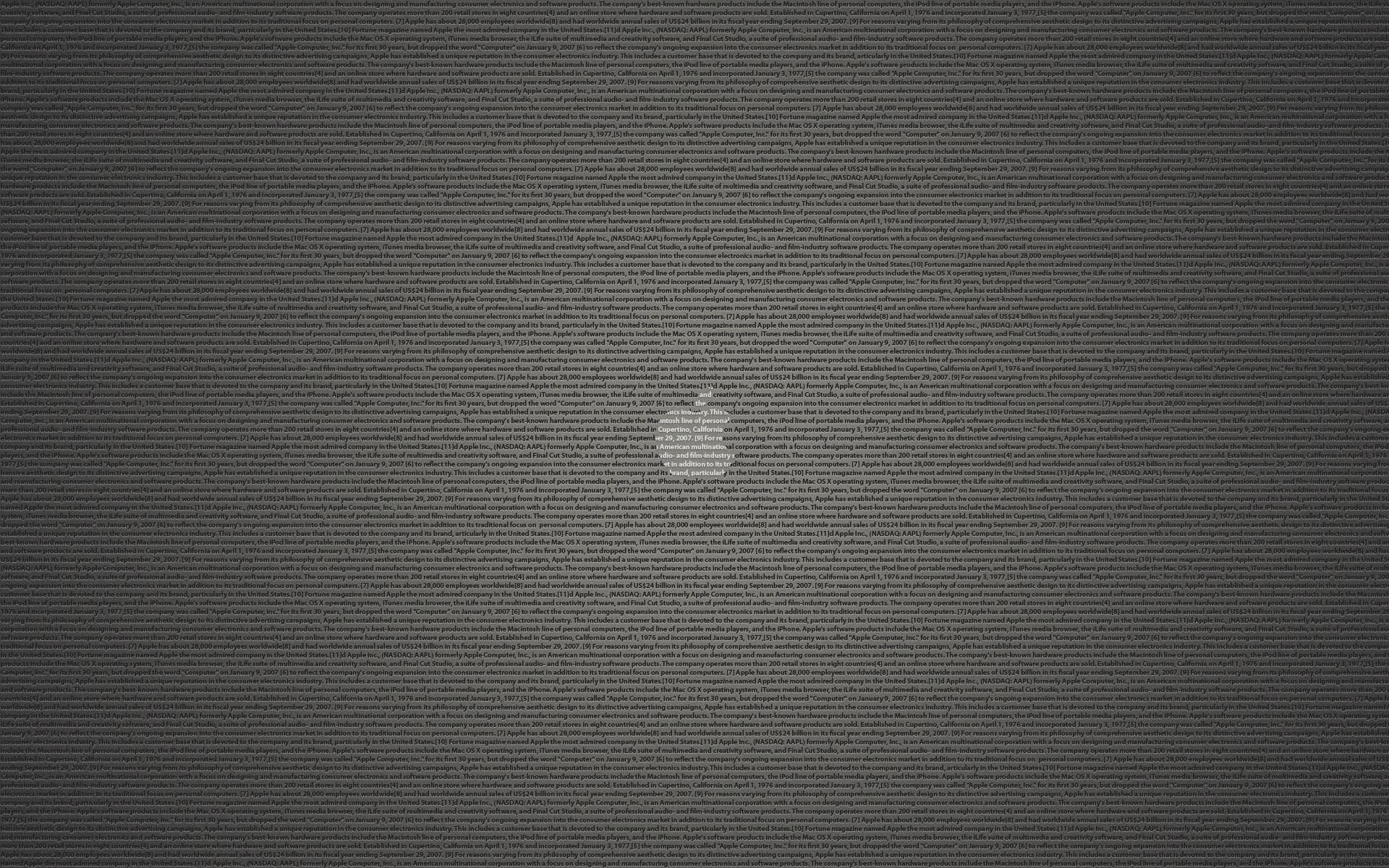 Apple主題壁紙專輯(19) #16 - 1920x1200