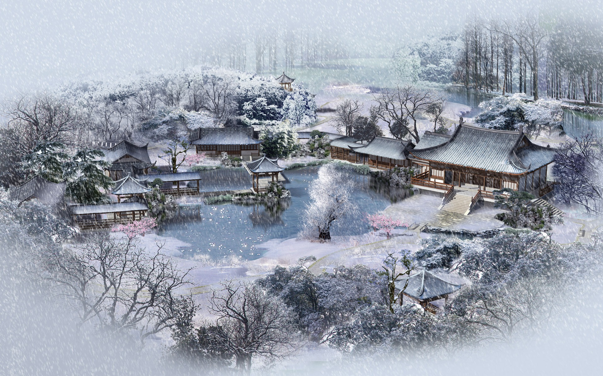 建築園林效果 高清壁紙(三) #16 - 1920x1200