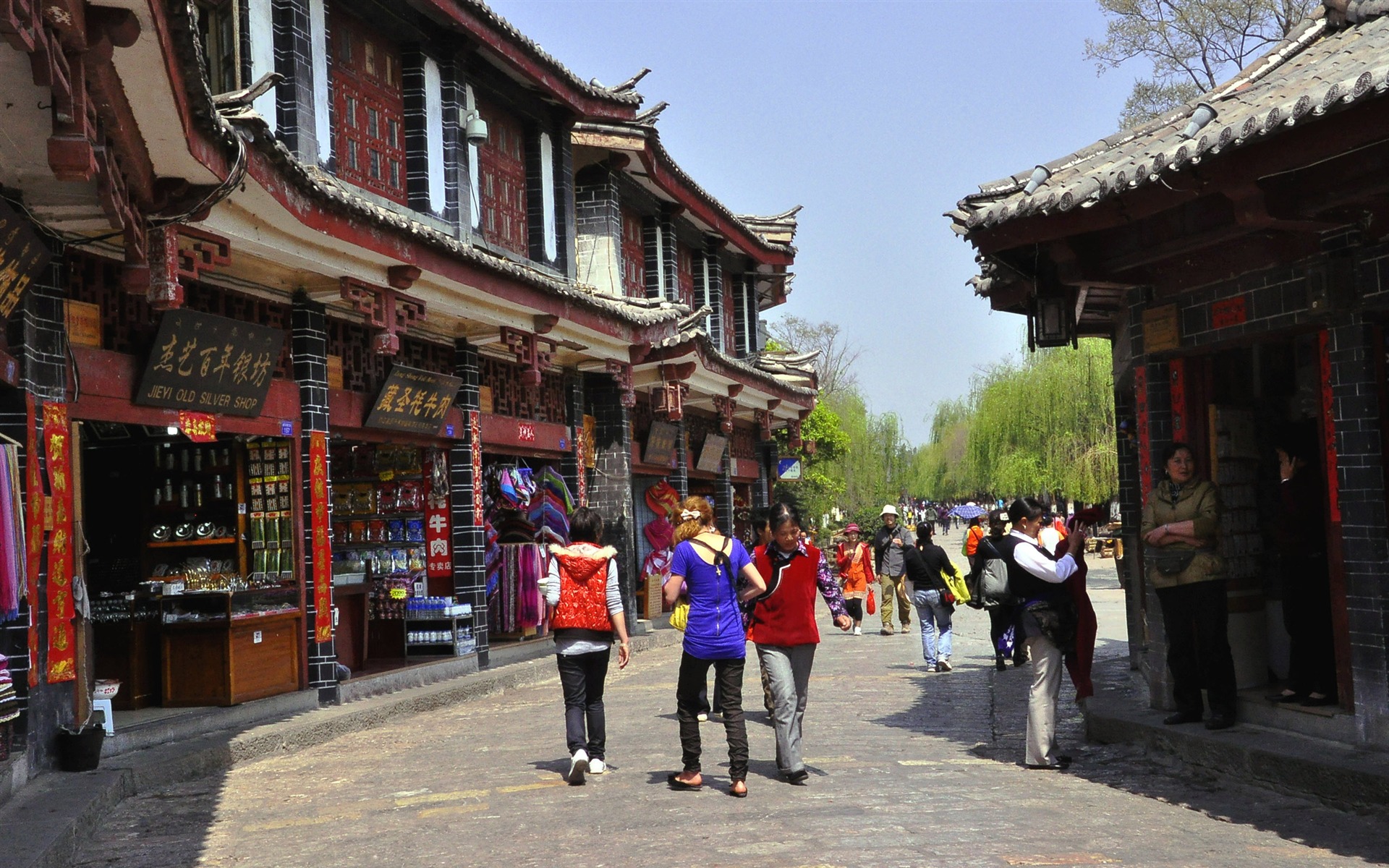 Lijiang ancient town atmosphere (2) (old Hong OK works) #24 - 1920x1200