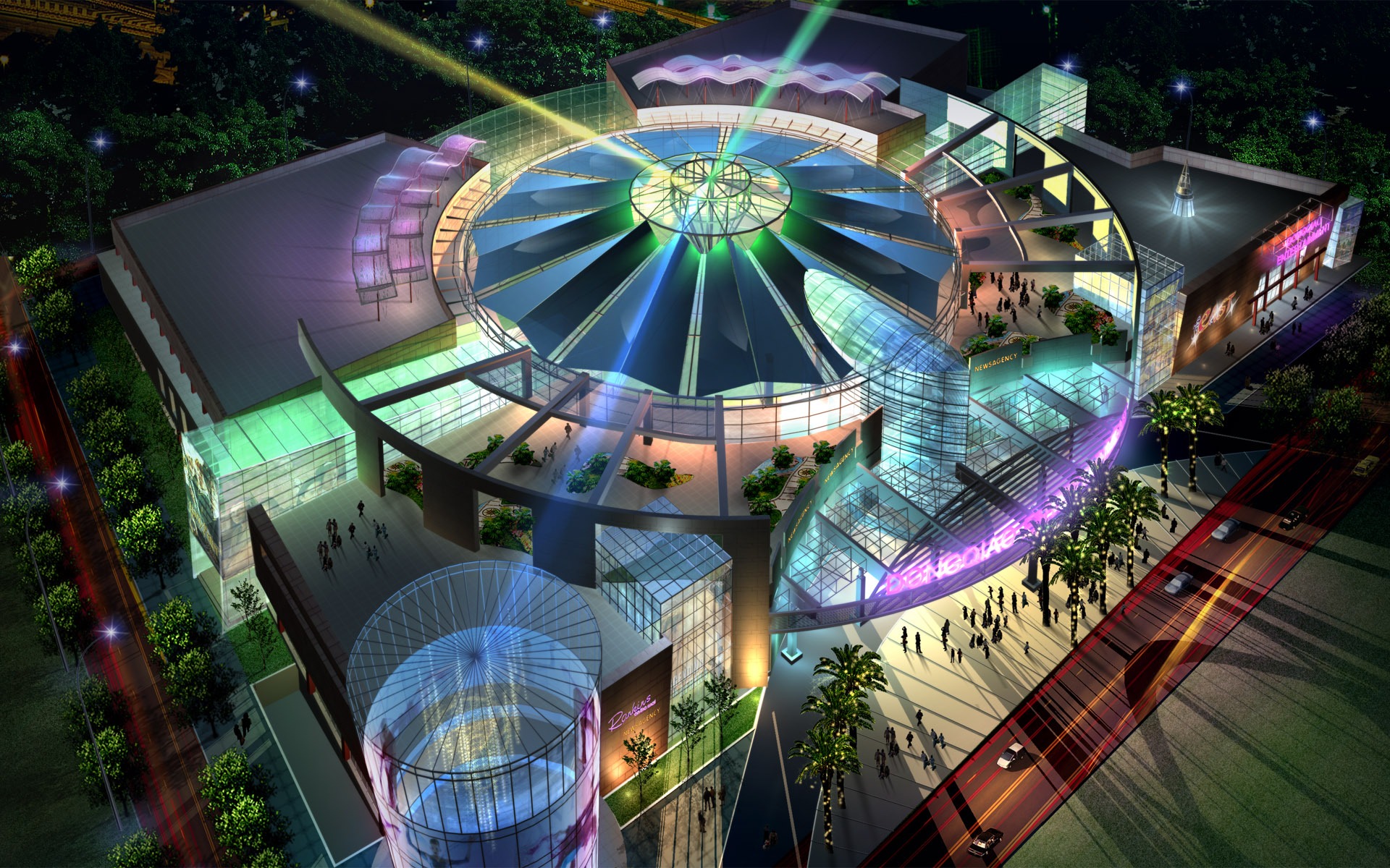 建築園林效果 高清壁紙(六) #18 - 1920x1200