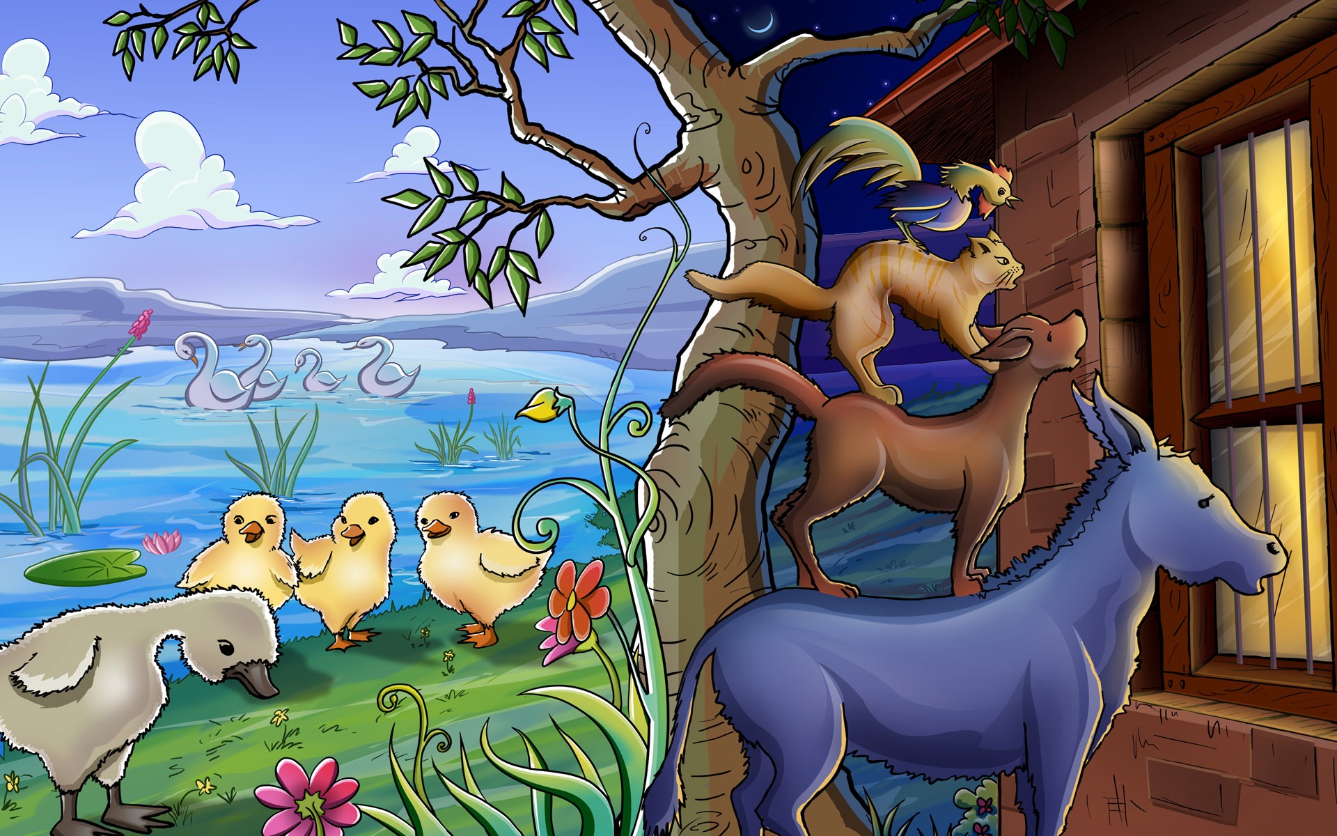 Cartoon wallpapers (2) #18 - 1920x1200