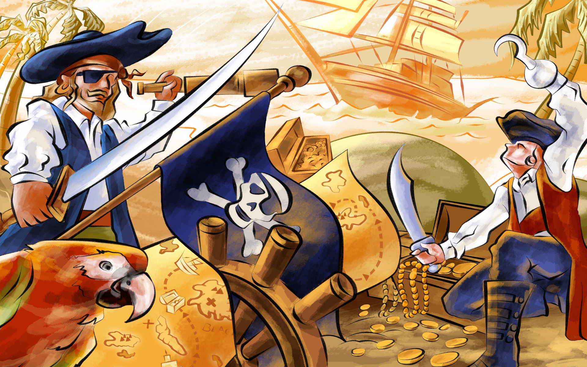 Cartoon wallpapers (2) #20 - 1920x1200