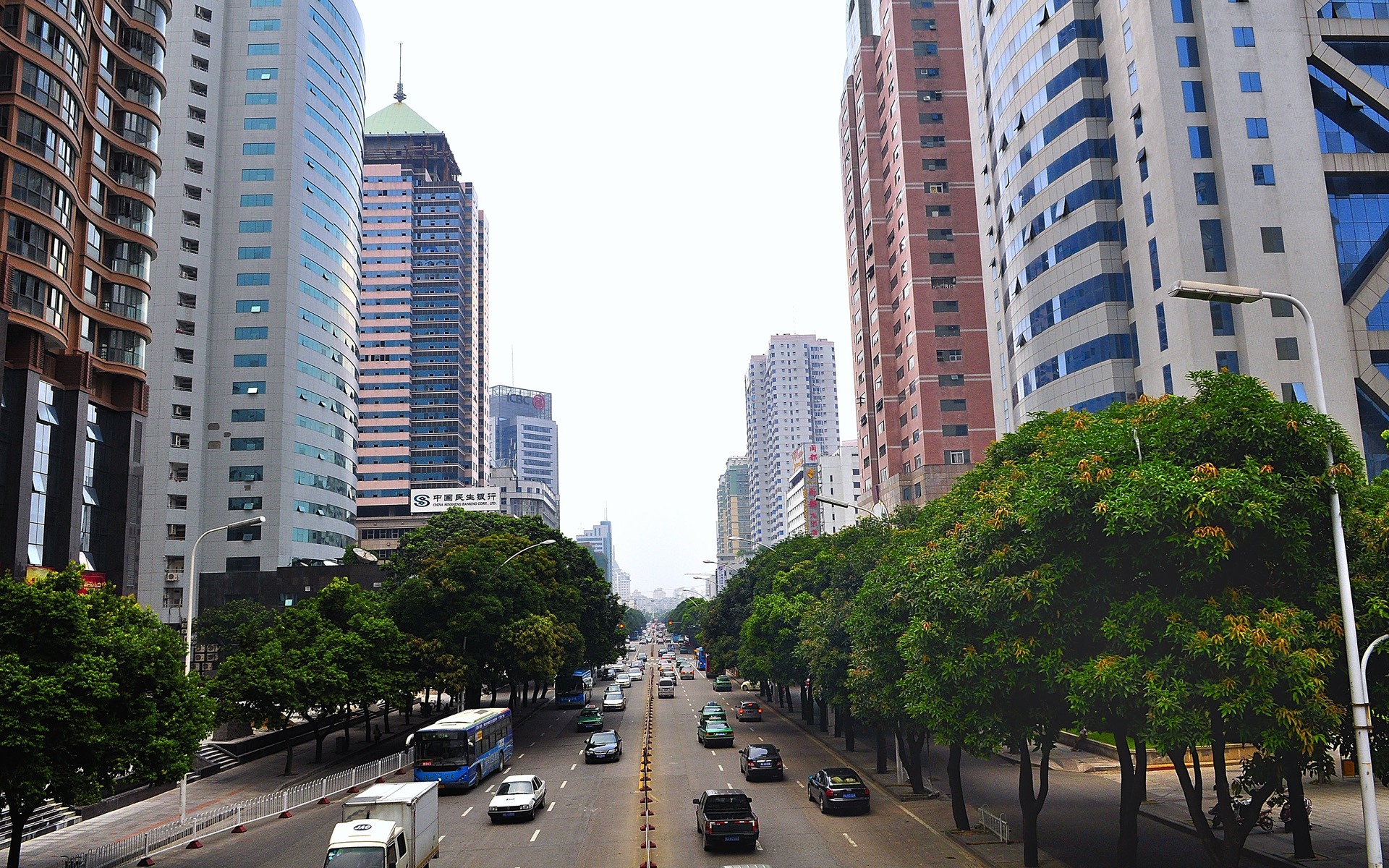 rue Fuzhou avec la prise de vue (photo Travaux de changement) #4 - 1920x1200