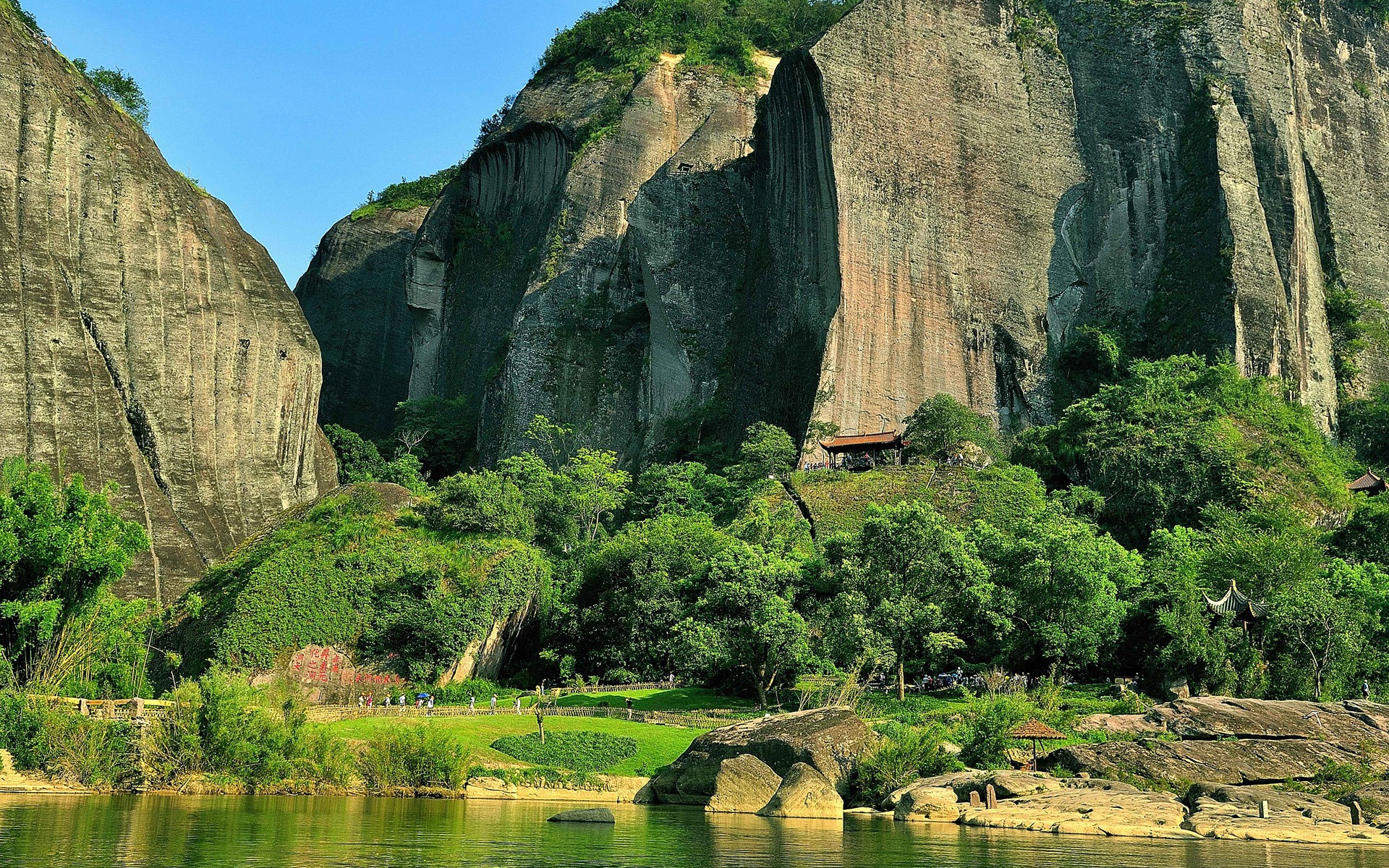 Wuyi jiuqu scenery (photo Works of change) #11 - 1920x1200