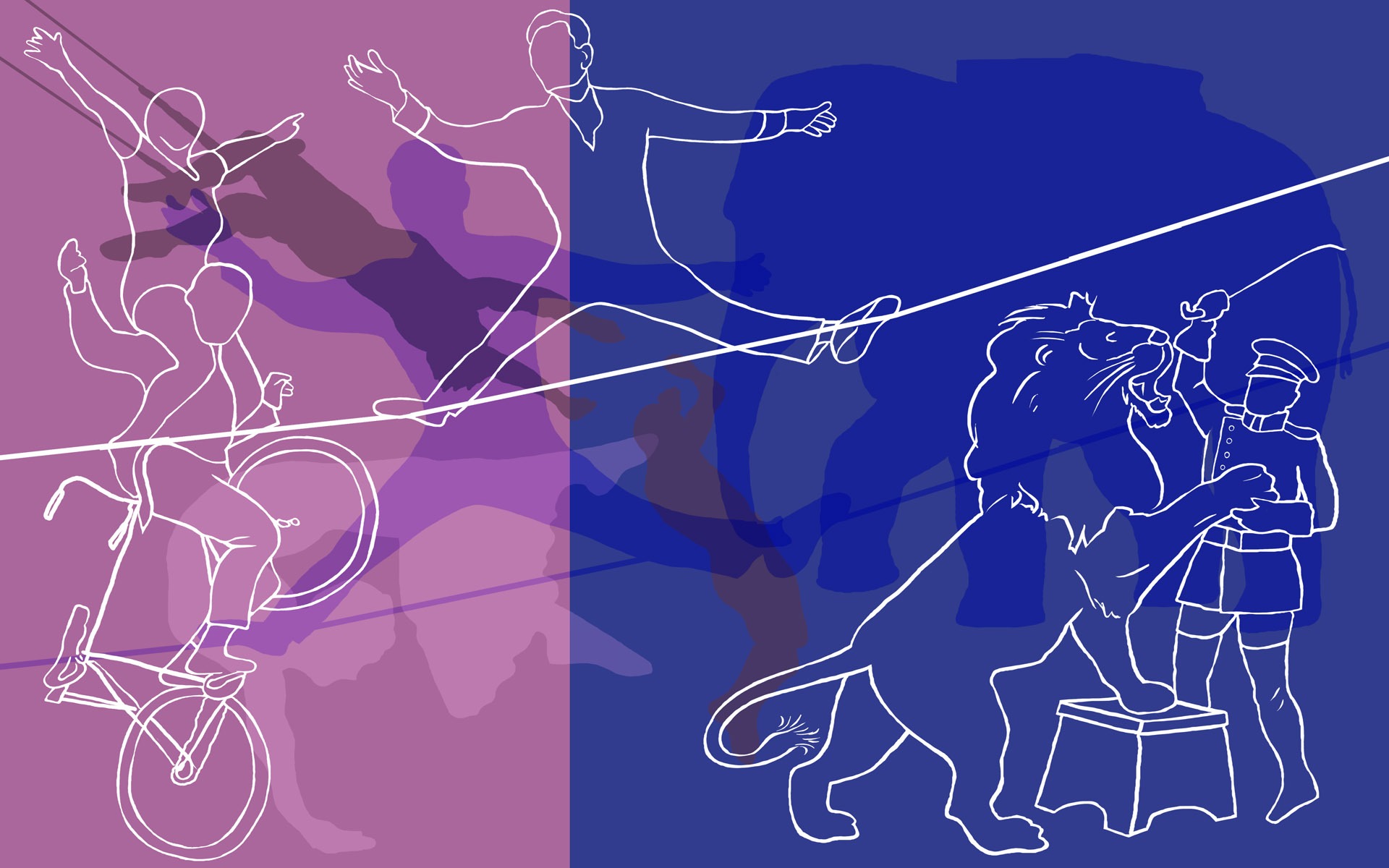 手描きの壁紙ライン描画 (4) #8 - 1920x1200