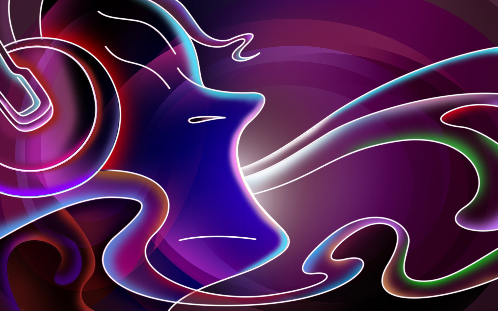 手描きの壁紙ライン描画 (5) #1 - 1920x1200