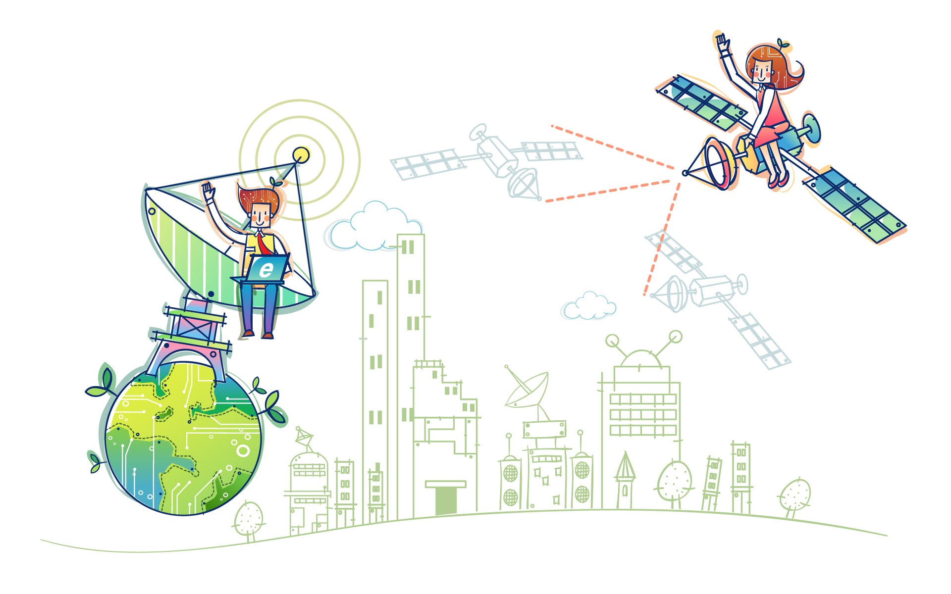 Vector Technology imagine wallpaper (1) #17 - 1920x1200
