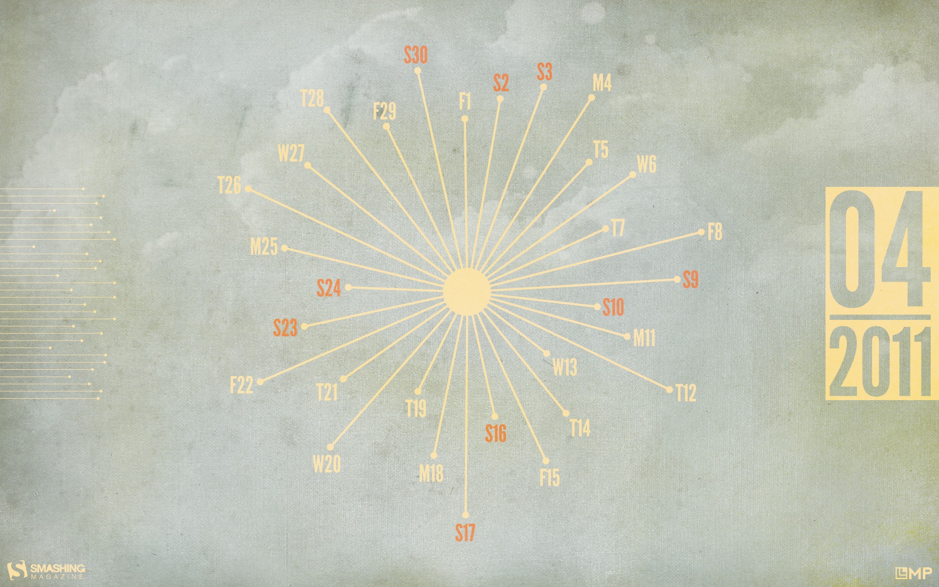 2011年4月 月曆壁紙(二) #10 - 1920x1200