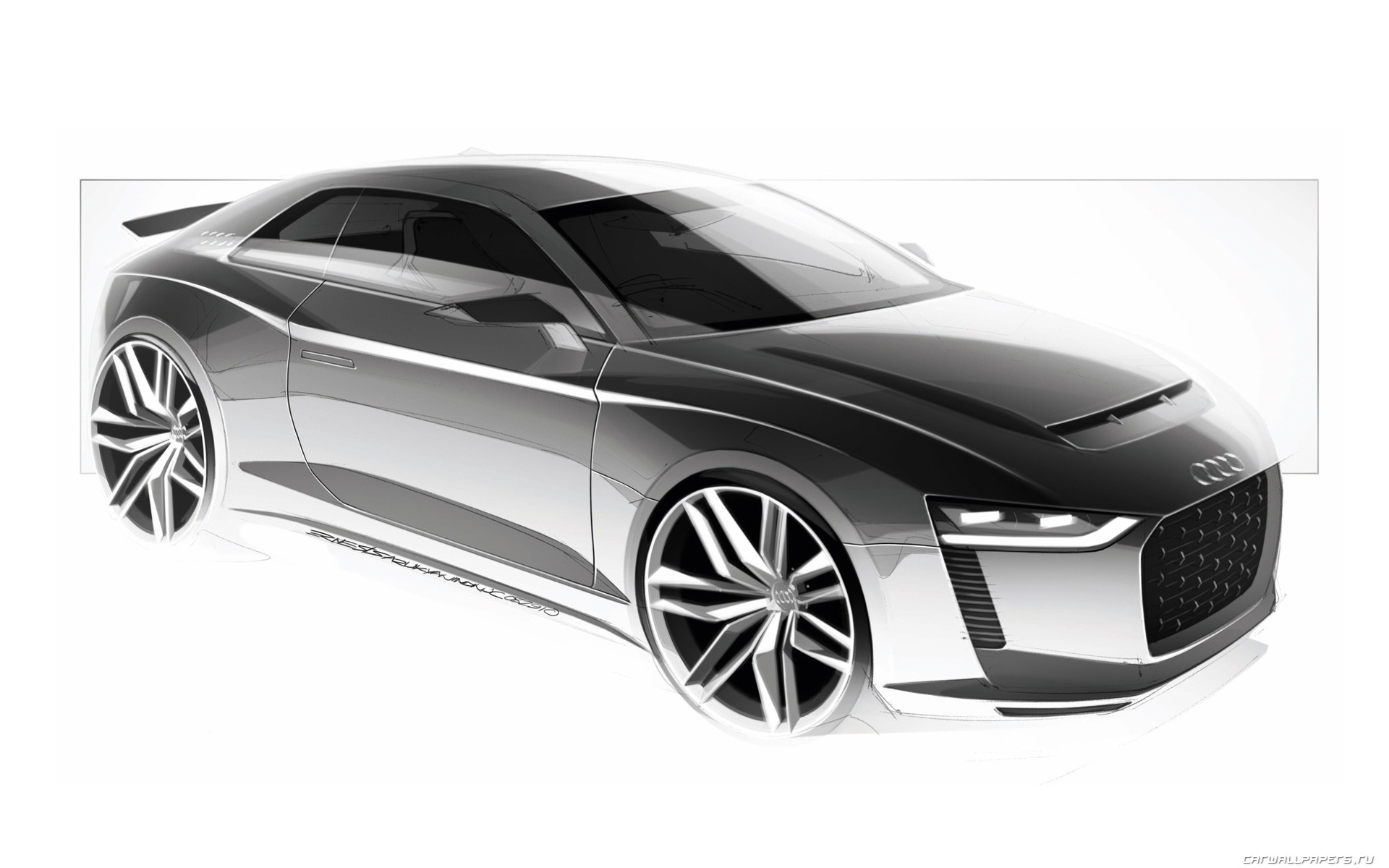 Concept Car Audi quattro - 2010 奥迪24 - 1920x1200