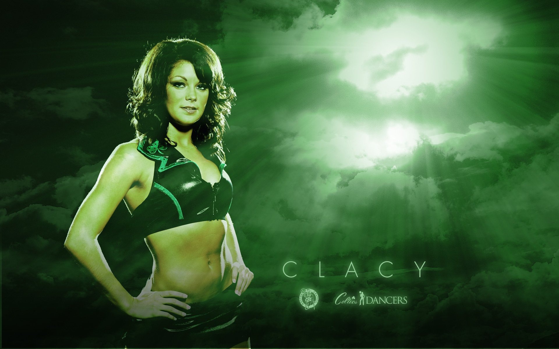 NBA la saison 2010-11, les Celtics cheerleaders fond d'écran #8 - 1920x1200