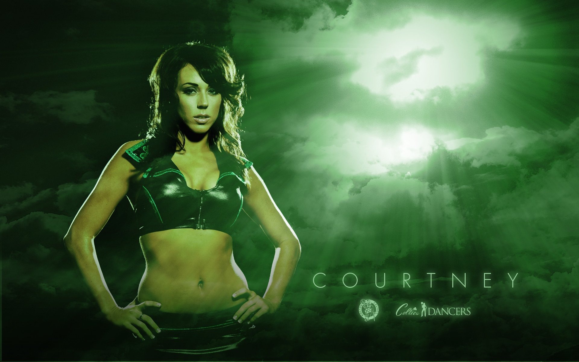 NBA la saison 2010-11, les Celtics cheerleaders fond d'écran #9 - 1920x1200