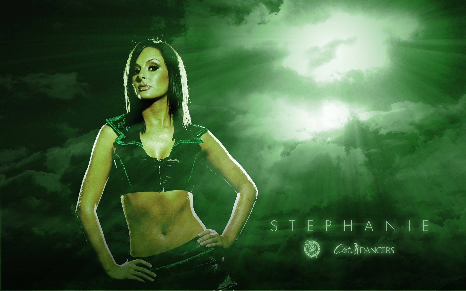 NBA 2010-11 season, the Celtics cheerleaders wallpaper #18 - 1920x1200