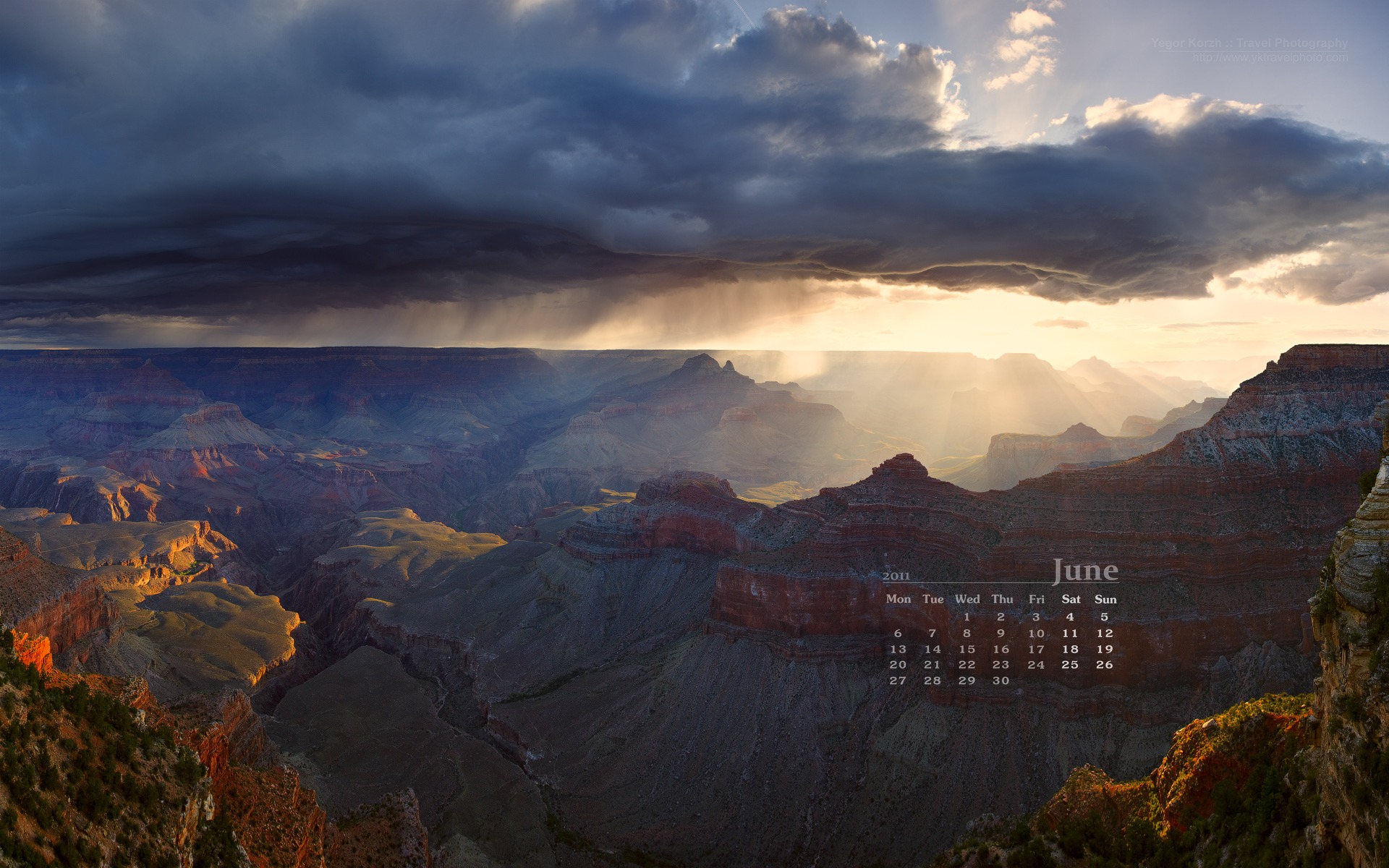 2011年6月 月曆壁紙(一) #7 - 1920x1200