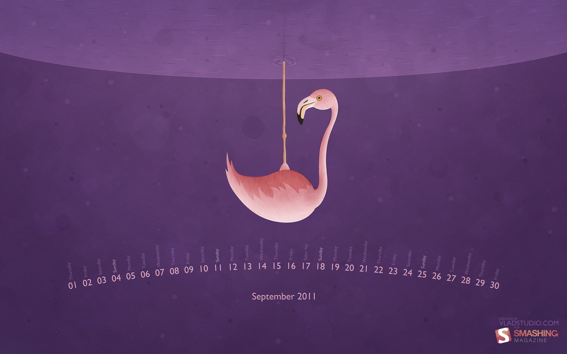 2011年9月 月曆壁紙(一) #14 - 1920x1200