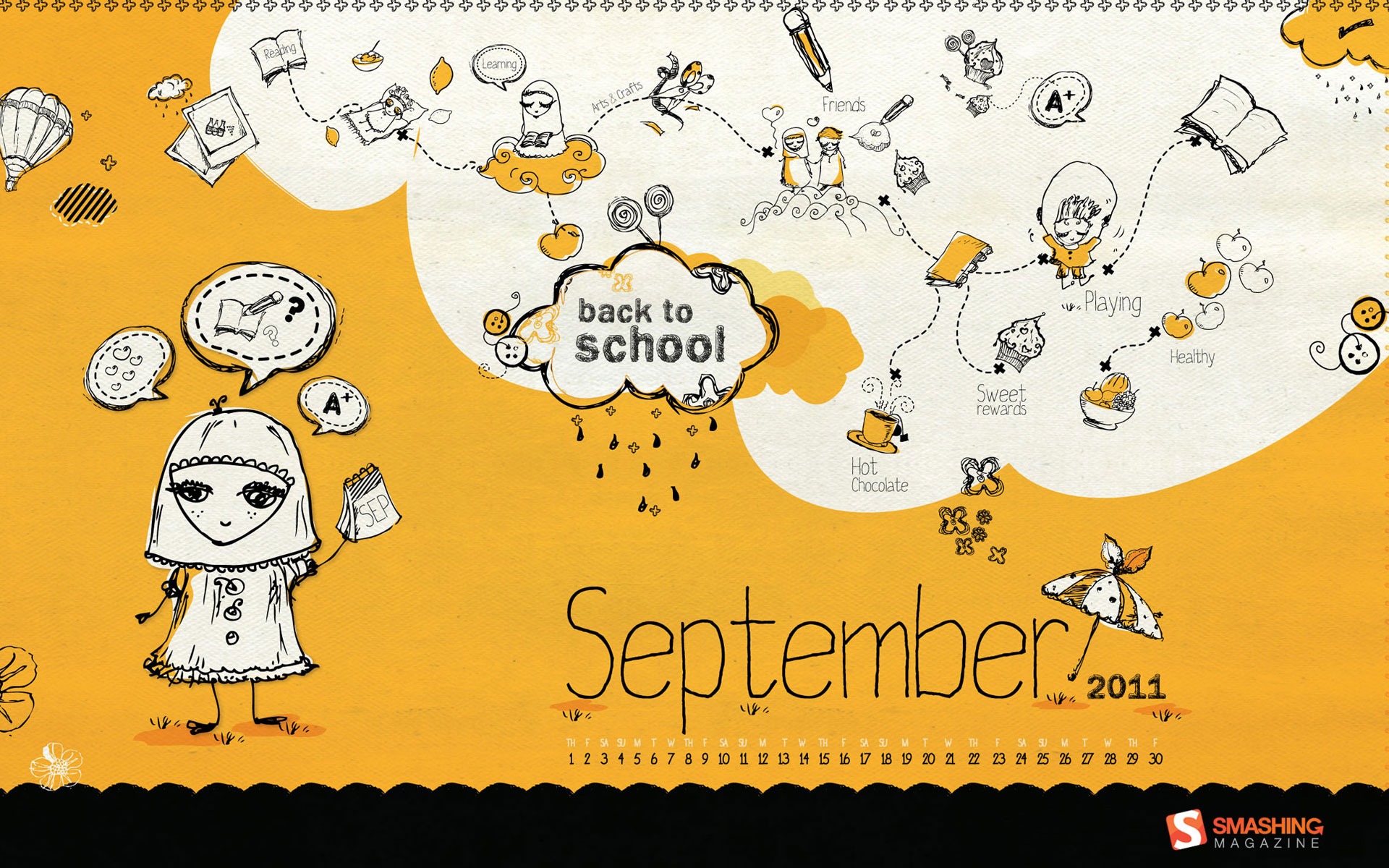 2011年9月 月曆壁紙(二) #11 - 1920x1200