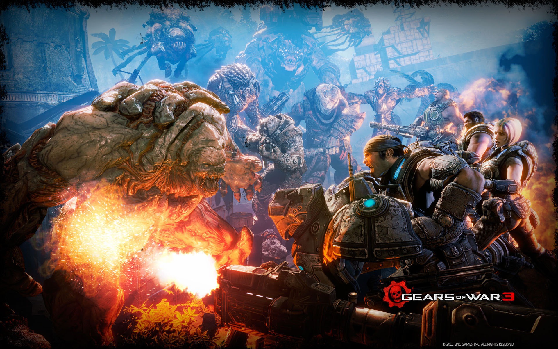 Gears of War 3 HD wallpapers #14 - 1920x1200