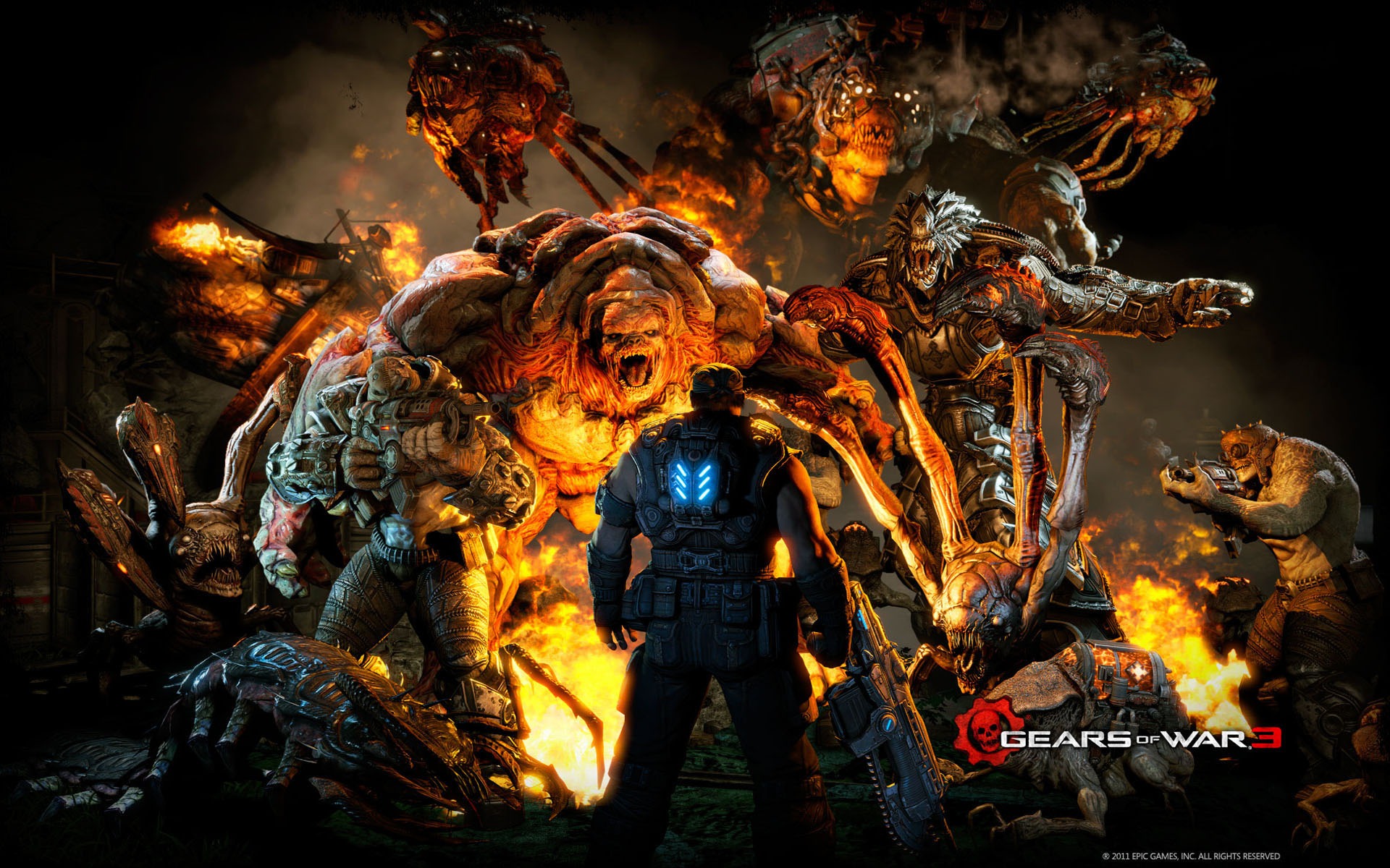 Gears of War 3 HD wallpapers #16 - 1920x1200