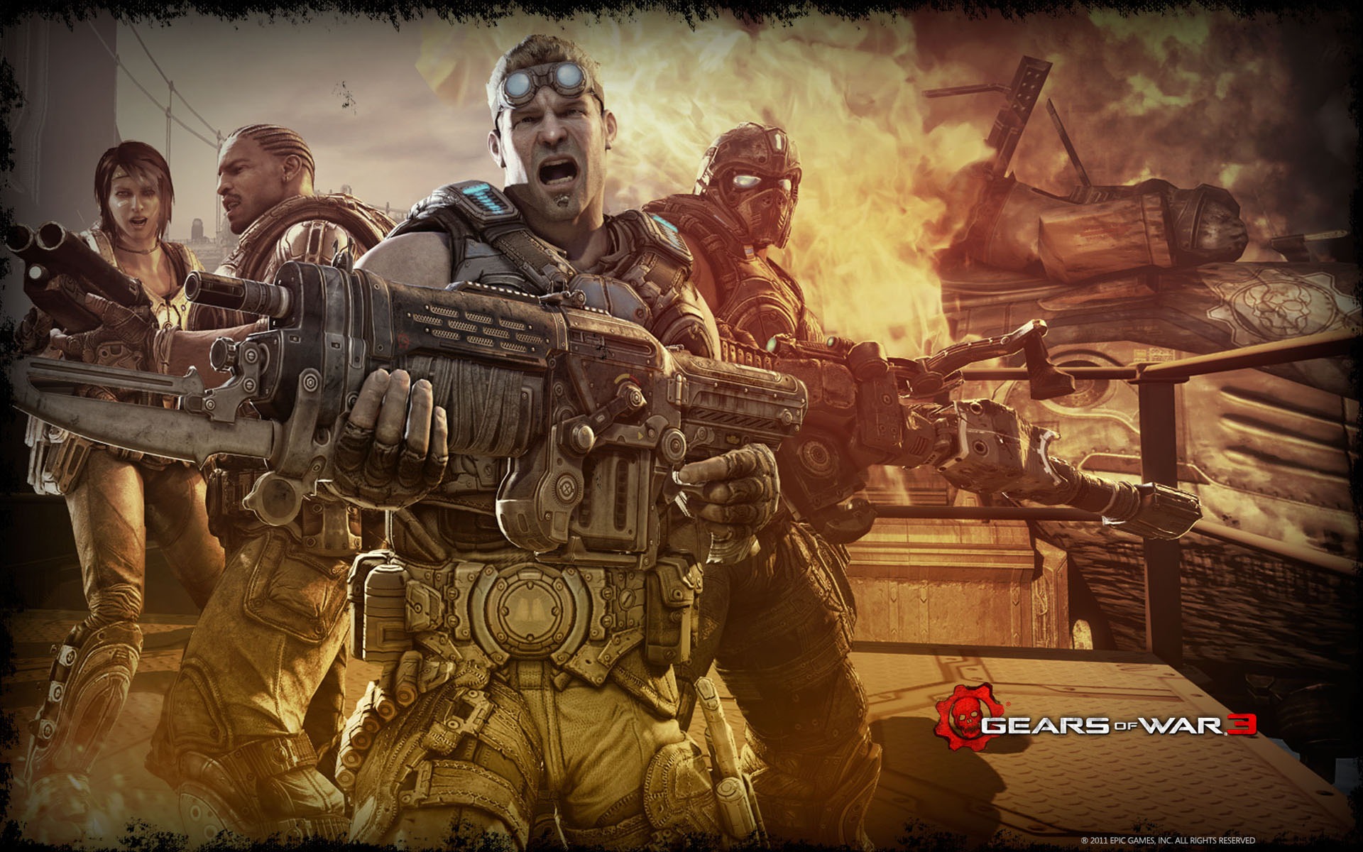 Gears of War 3 HD wallpapers #17 - 1920x1200