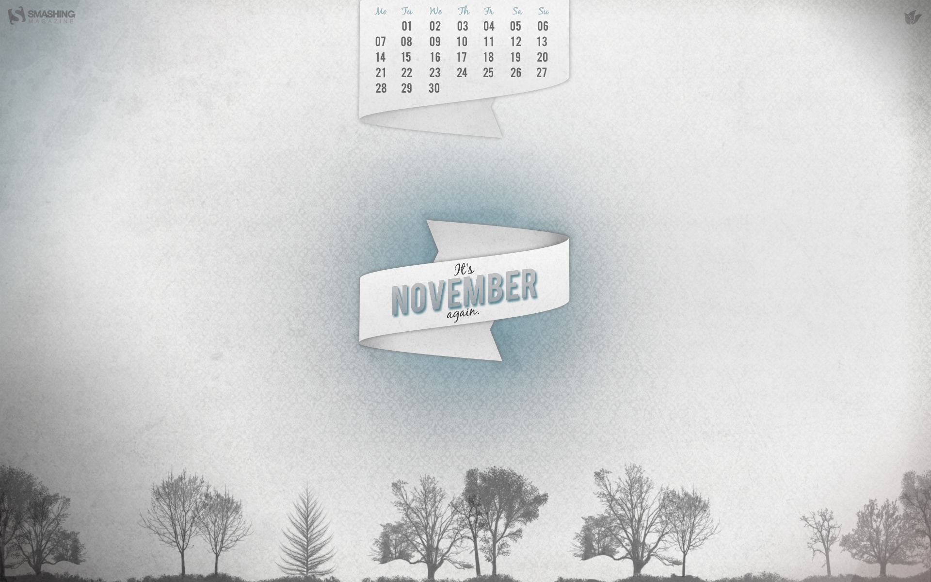 2011年11月 月曆壁紙(一) #14 - 1920x1200