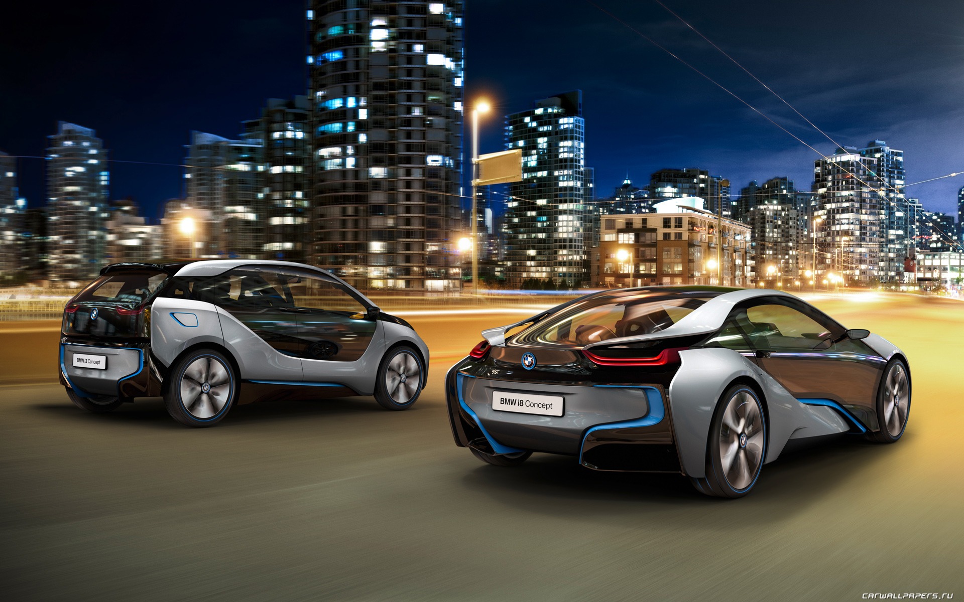 BMW i8 개념 - 2011의 HD 배경 화면 #17 - 1920x1200