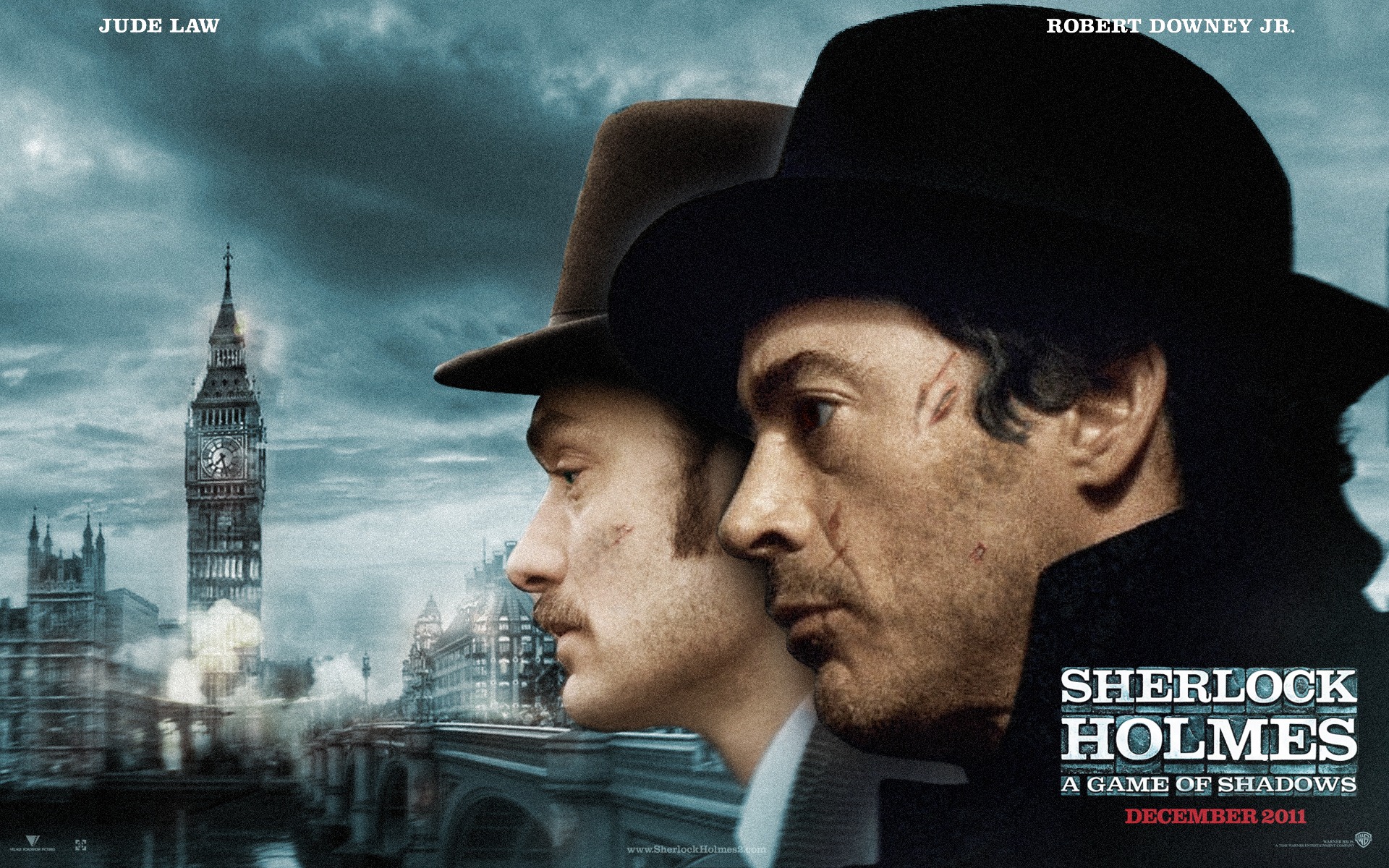 Sherlock Holmes: un jeu de fonds d'écran HD Ombres #11 - 1920x1200