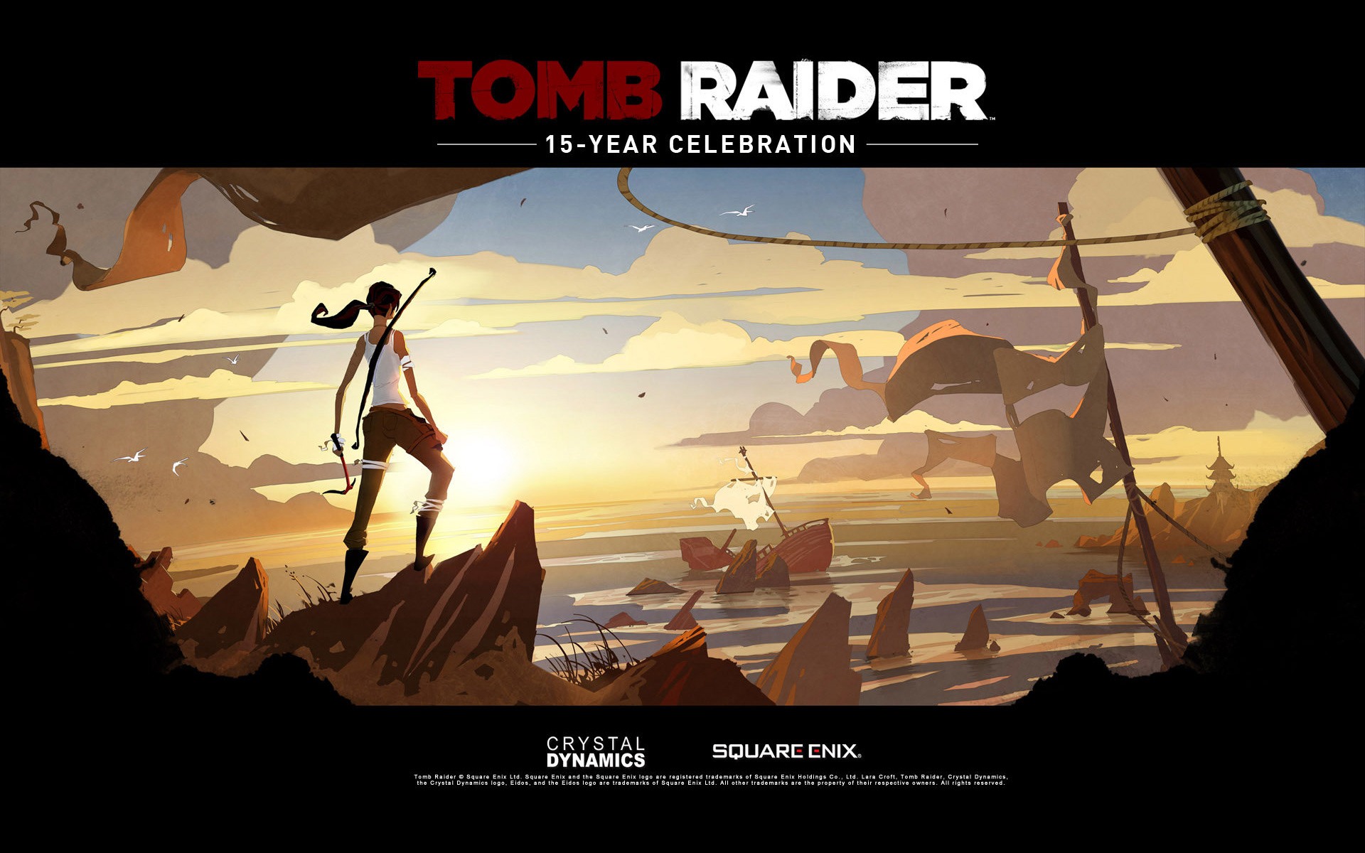 Tomb Raider 15-leté oslava HD wallpapers #13 - 1920x1200