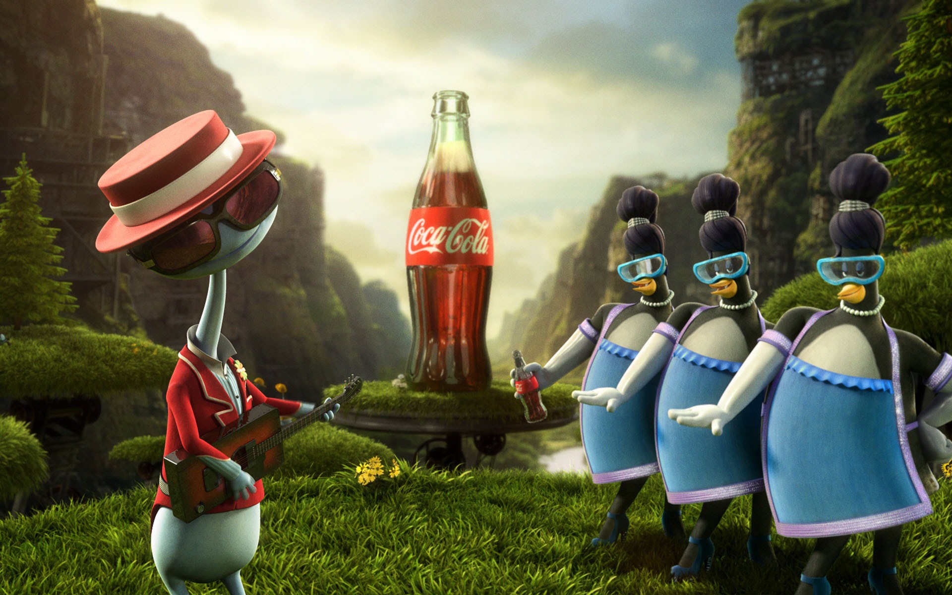 Coca-Cola belle annonce papier peint #21 - 1920x1200