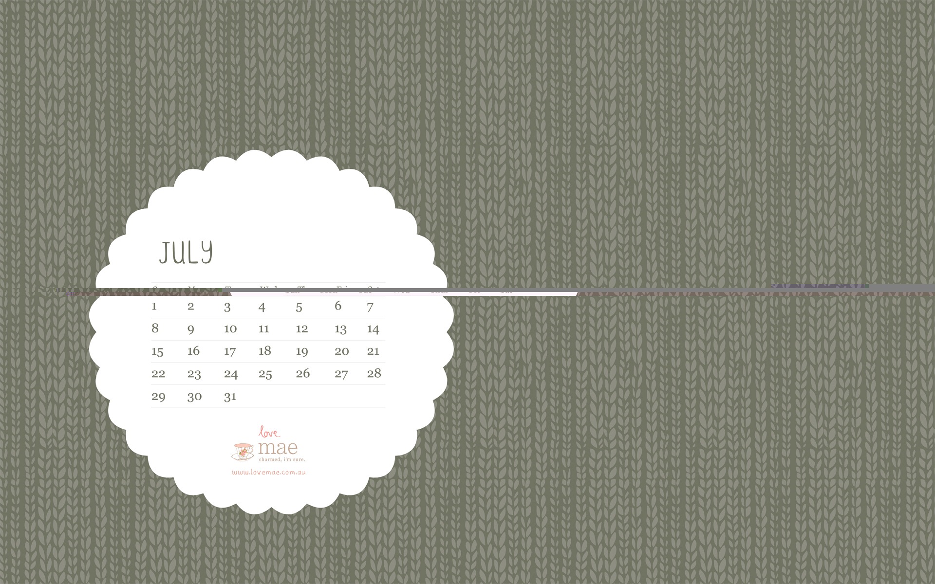 Července 2012 Kalendář Tapety na plochu (1) #2 - 1920x1200
