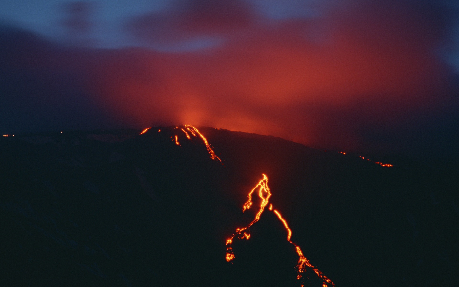 壮大な風景の壁紙の火山噴火 #5 - 1920x1200