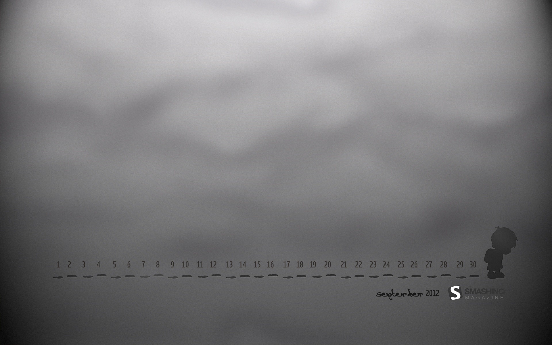 2012年9月 月曆壁紙(二) #14 - 1920x1200