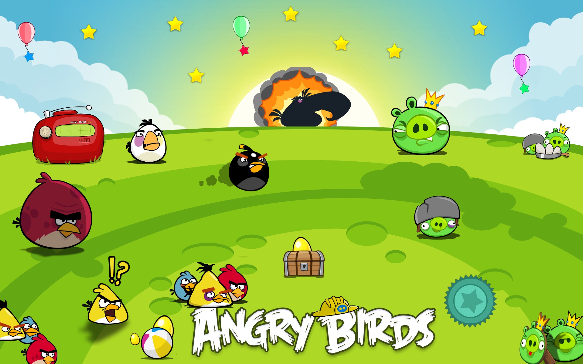 Angry Birds 愤怒的小鸟 游戏壁纸12 - 1920x1200