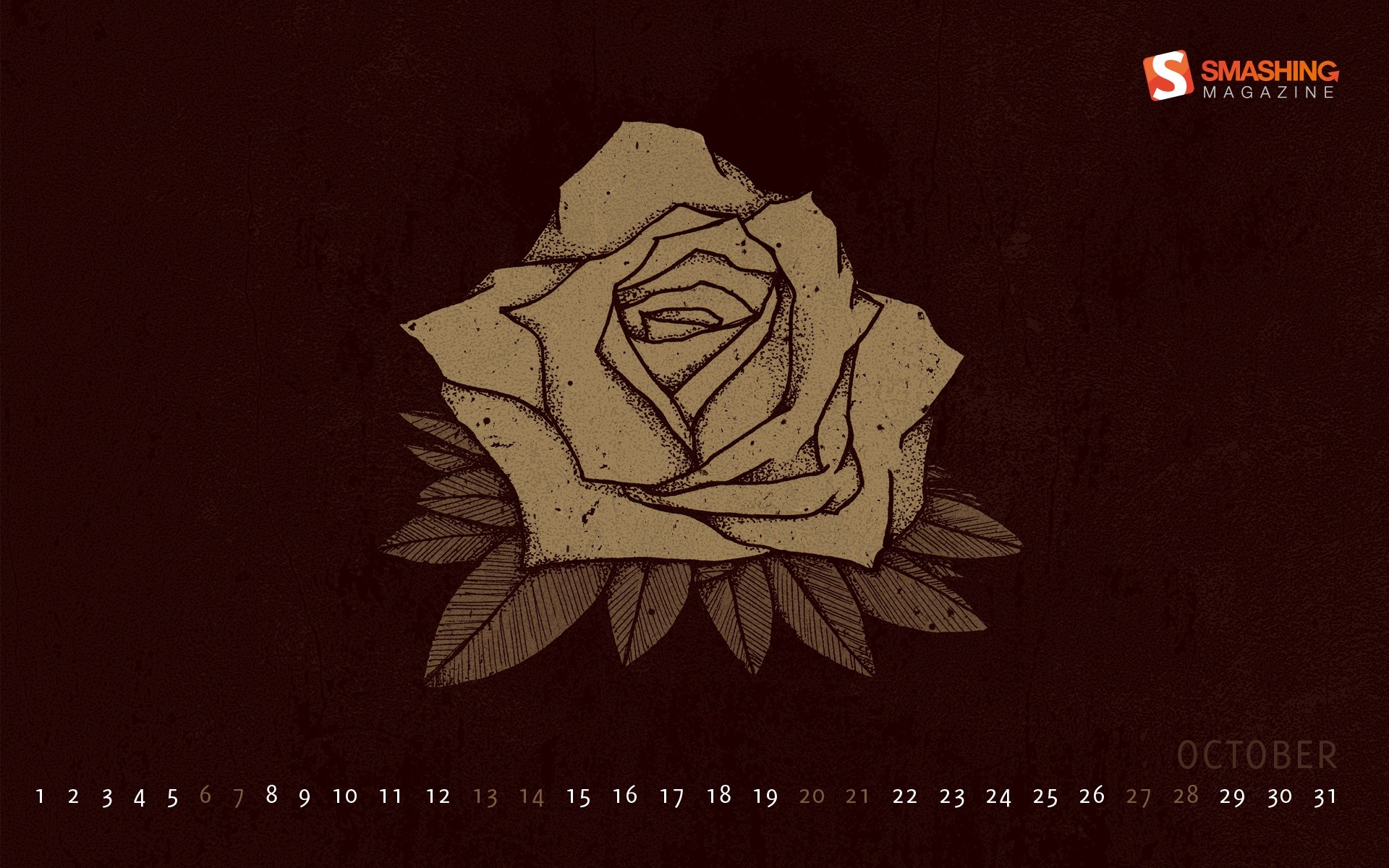 Oktober 2012 Kalender Wallpaper (2) #5 - 1920x1200