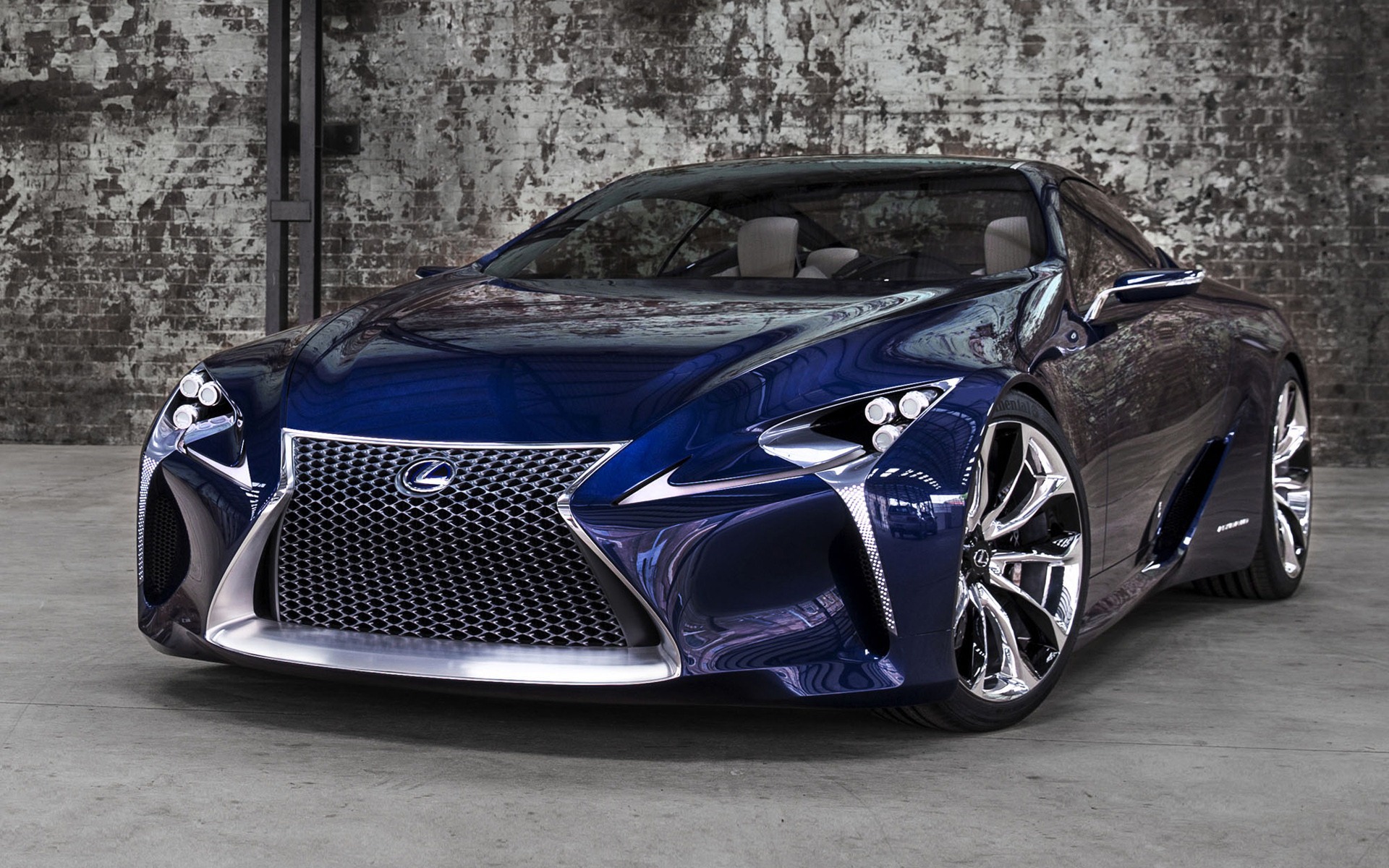 2012 Lexus LF-LC Blue concept 雷克薩斯 藍色概念車 高清壁紙 #6 - 1920x1200