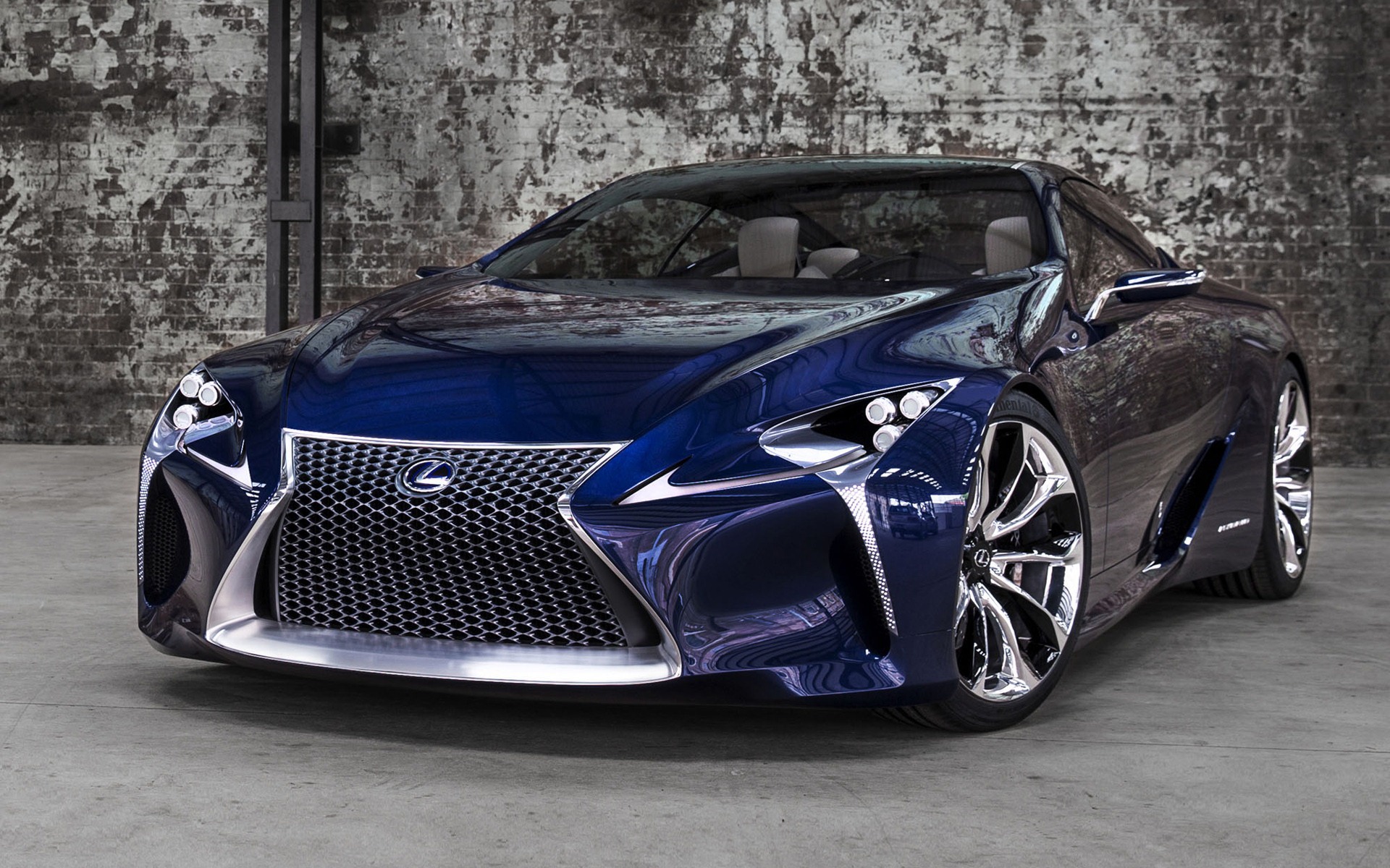 2012 Lexus LF-LC Blue concept 雷克萨斯 蓝色概念车 高清壁纸6 - 1920x1200