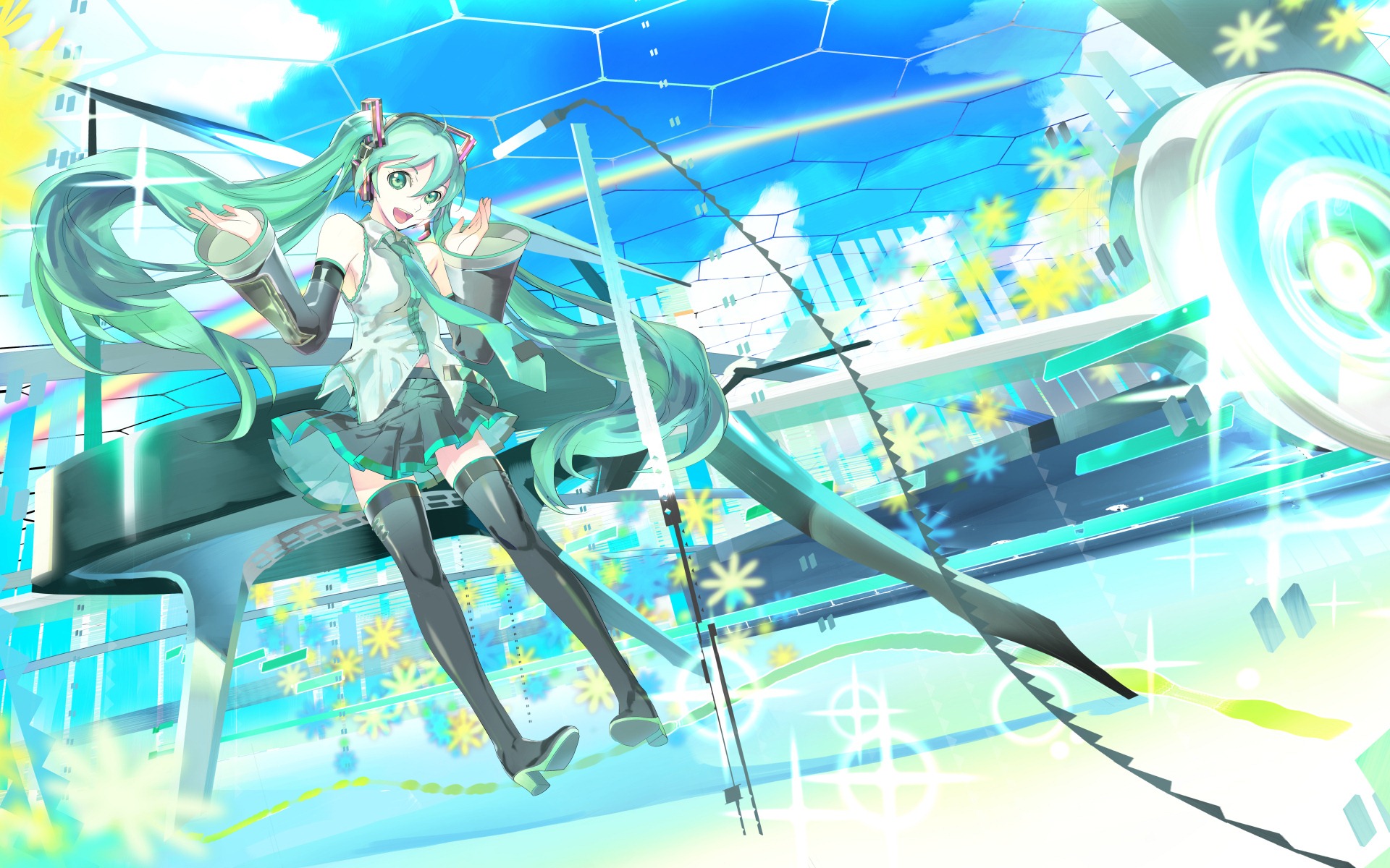 Hatsune Miku řady tapety (5) #12 - 1920x1200