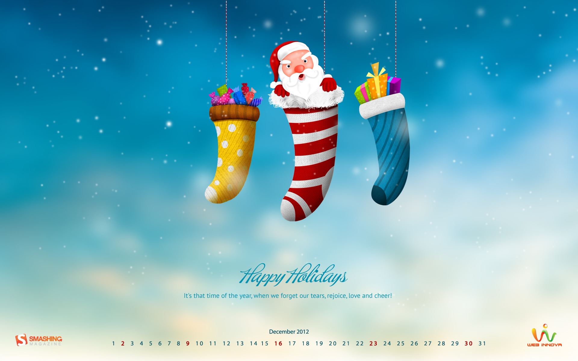 2012年12月 月曆壁紙(一) #19 - 1920x1200