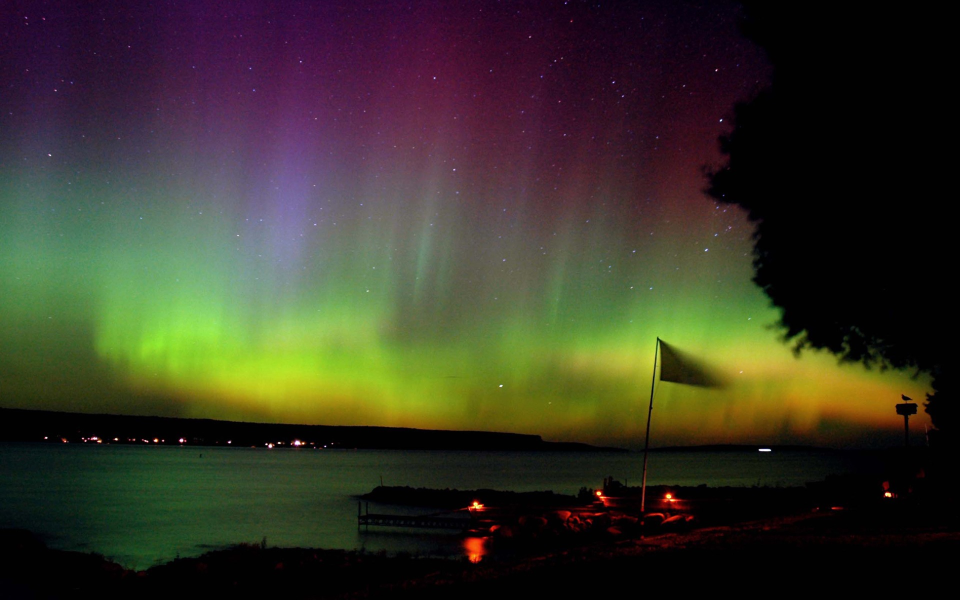 Přírodní divy Northern Lights HD Wallpaper (1) #3 - 1920x1200