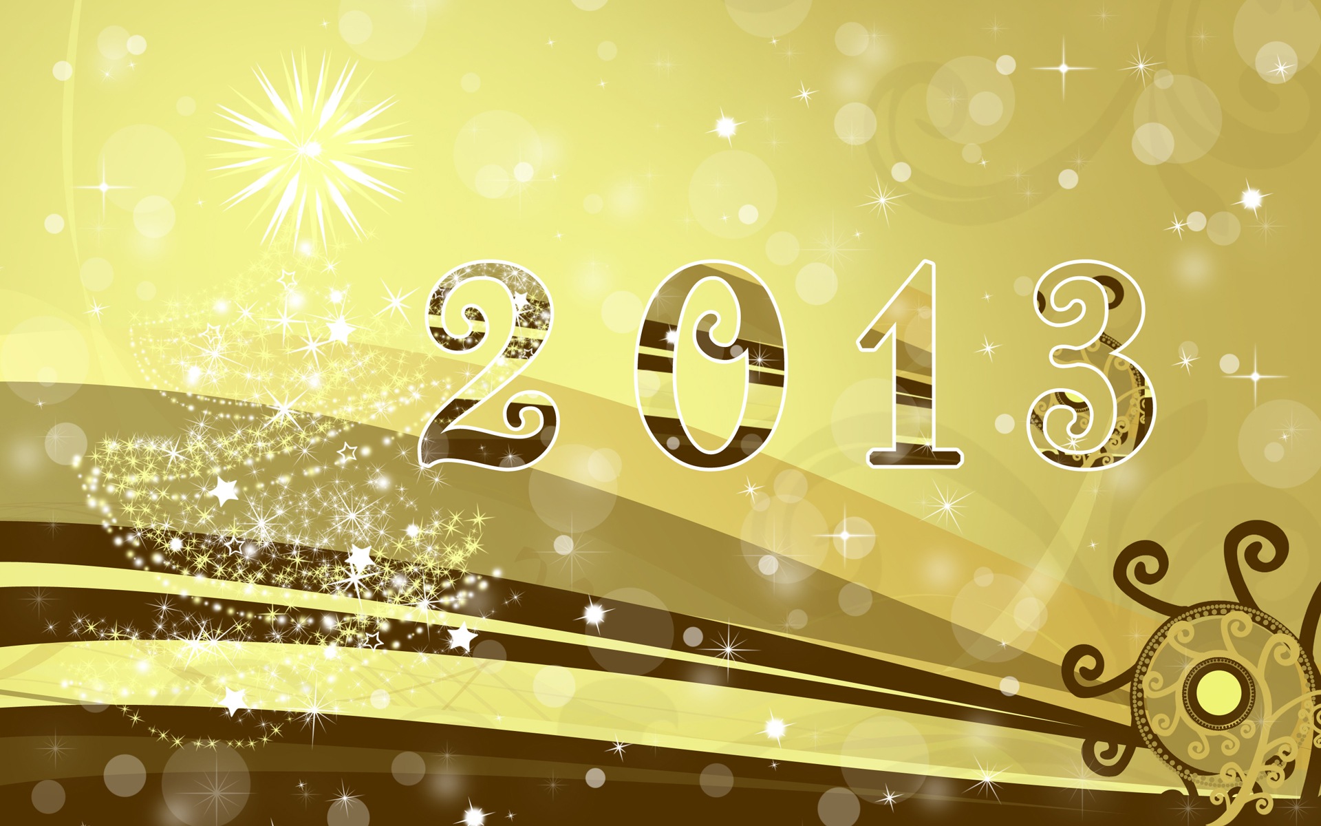 2013 New Year theme creative wallpaper(1) #7 - 1920x1200