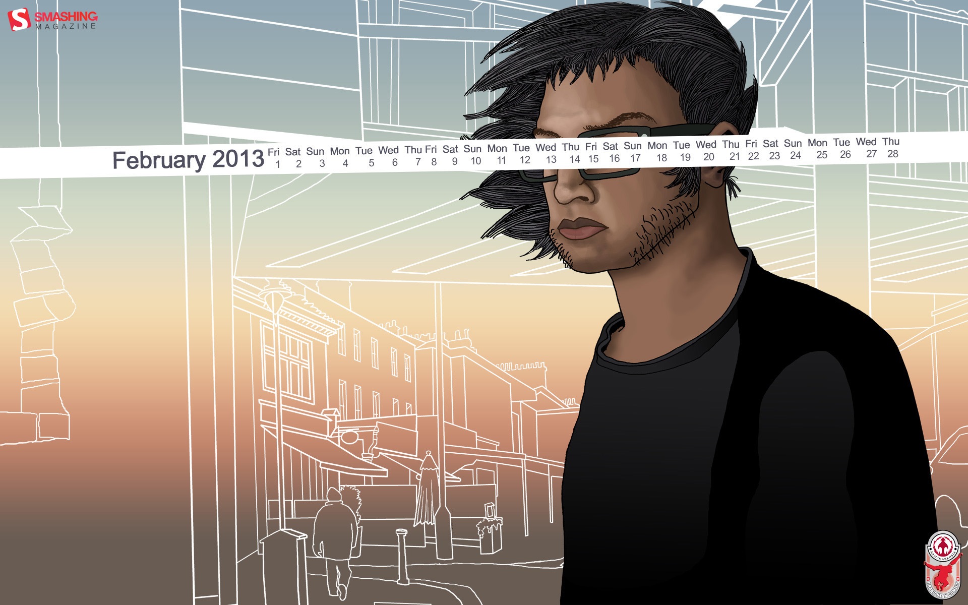 2013年2月 月曆壁紙(二) #7 - 1920x1200