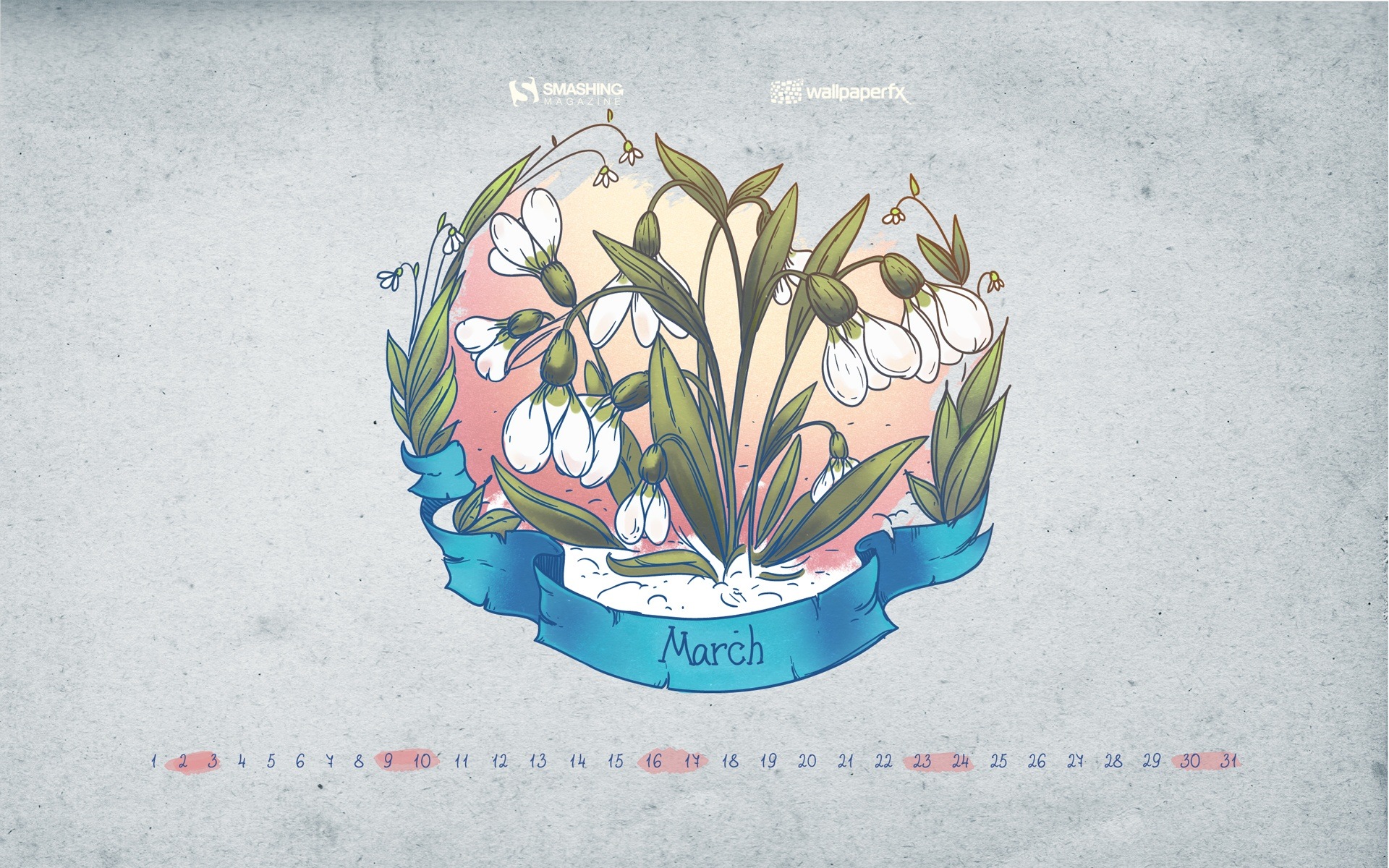2013年3月 月曆壁紙(二) #11 - 1920x1200