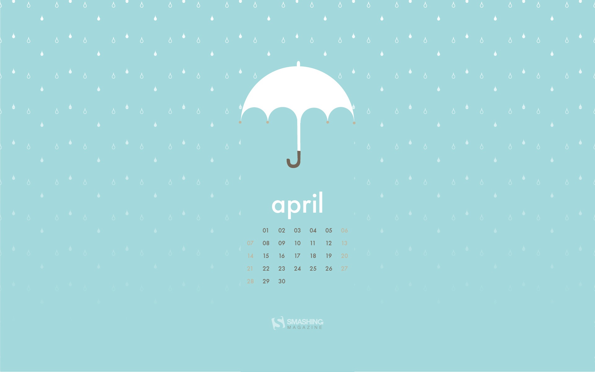 April 2013 Calendar wallpaper (1) #11 - 1920x1200