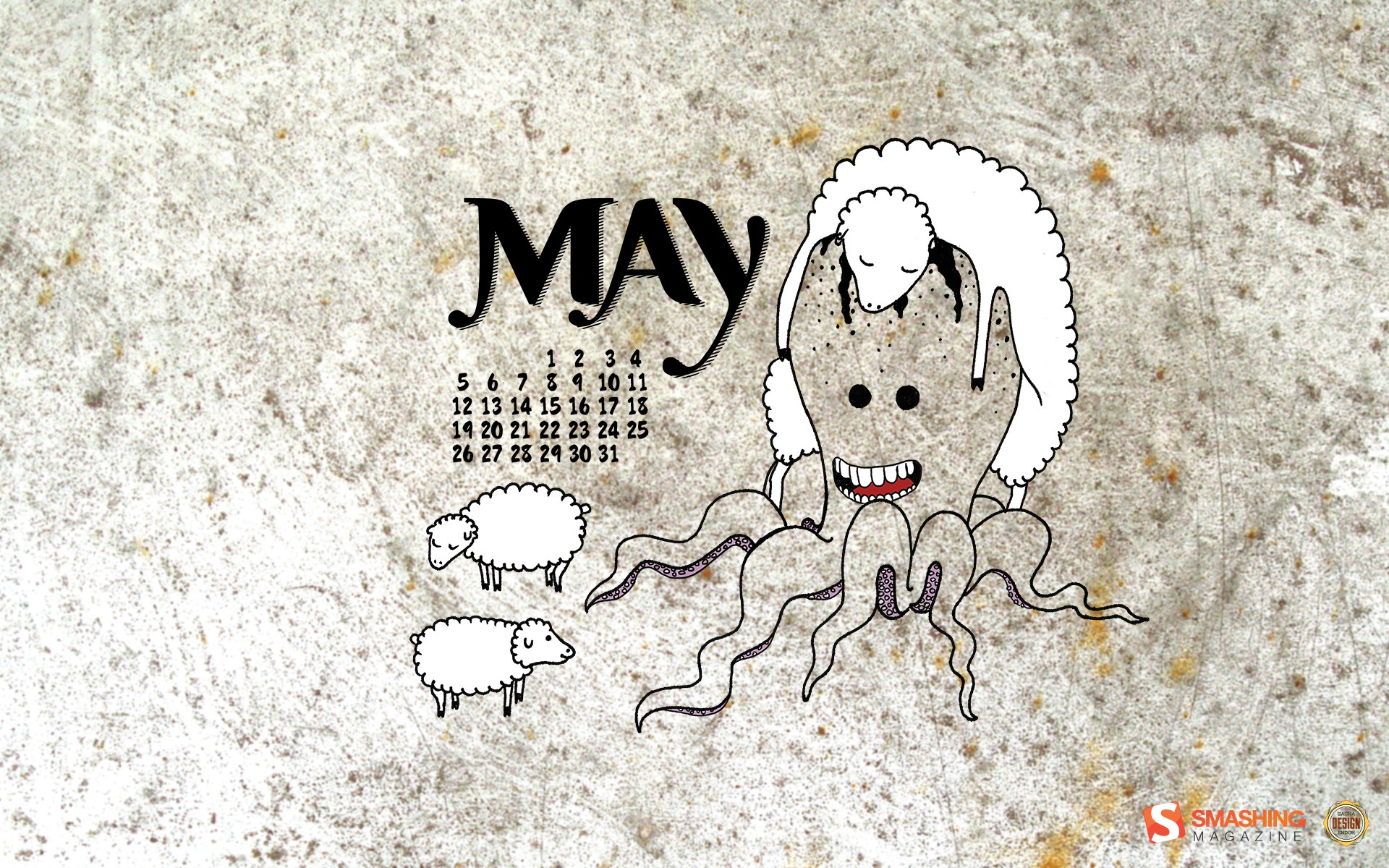 2013年5月 月曆壁紙(二) #7 - 1920x1200