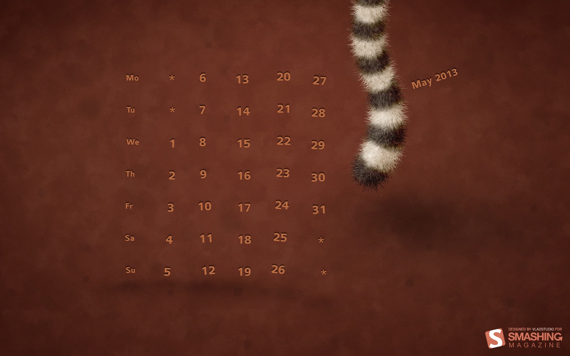 05. 2013 Kalendář tapety (2) #18 - 1920x1200