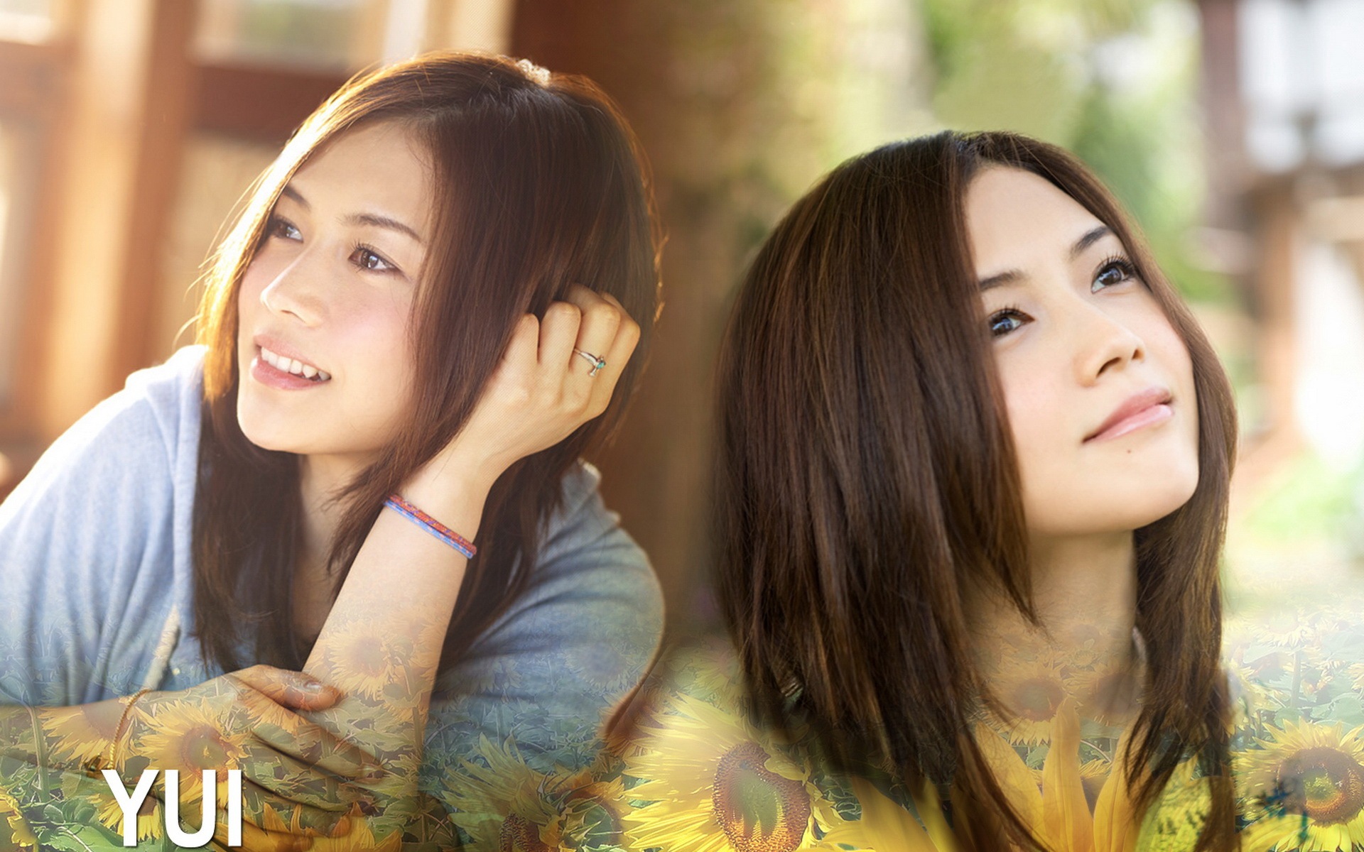 Japanese singer Yoshioka Yui HD wallpapers #10 - 1920x1200