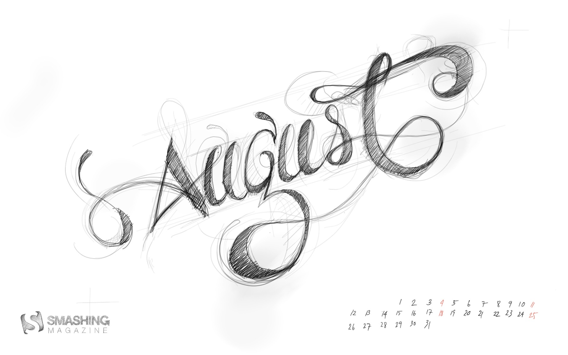 2013年8月 月曆壁紙(二) #5 - 1920x1200