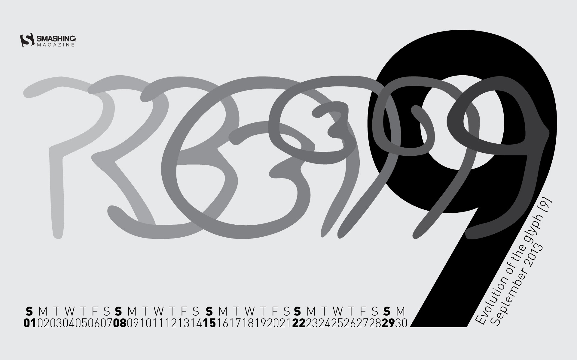 2013年9月 月曆壁紙(二) #14 - 1920x1200